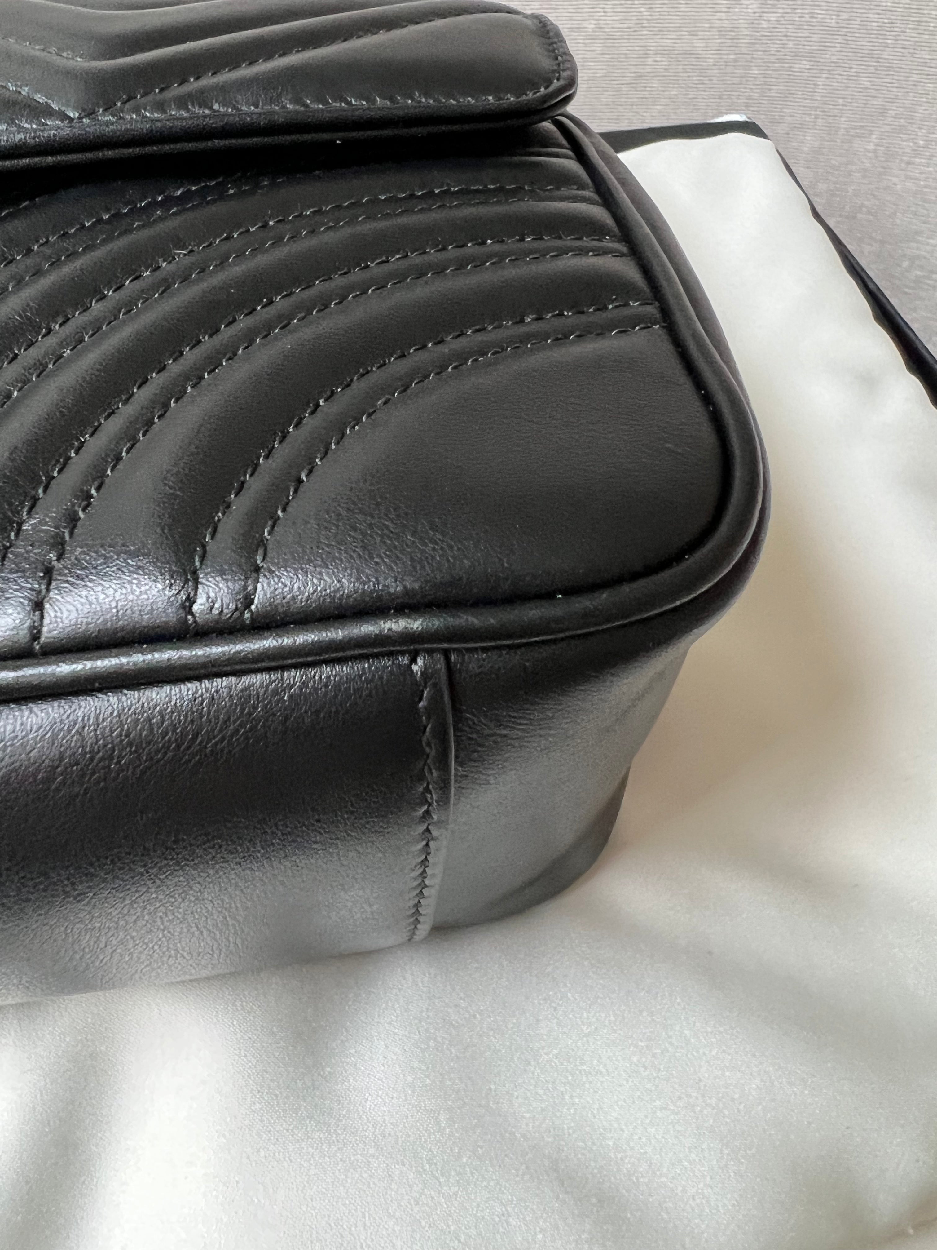 Gucci GG Black Marmont Small Shoulder Bag (RRP £1800)