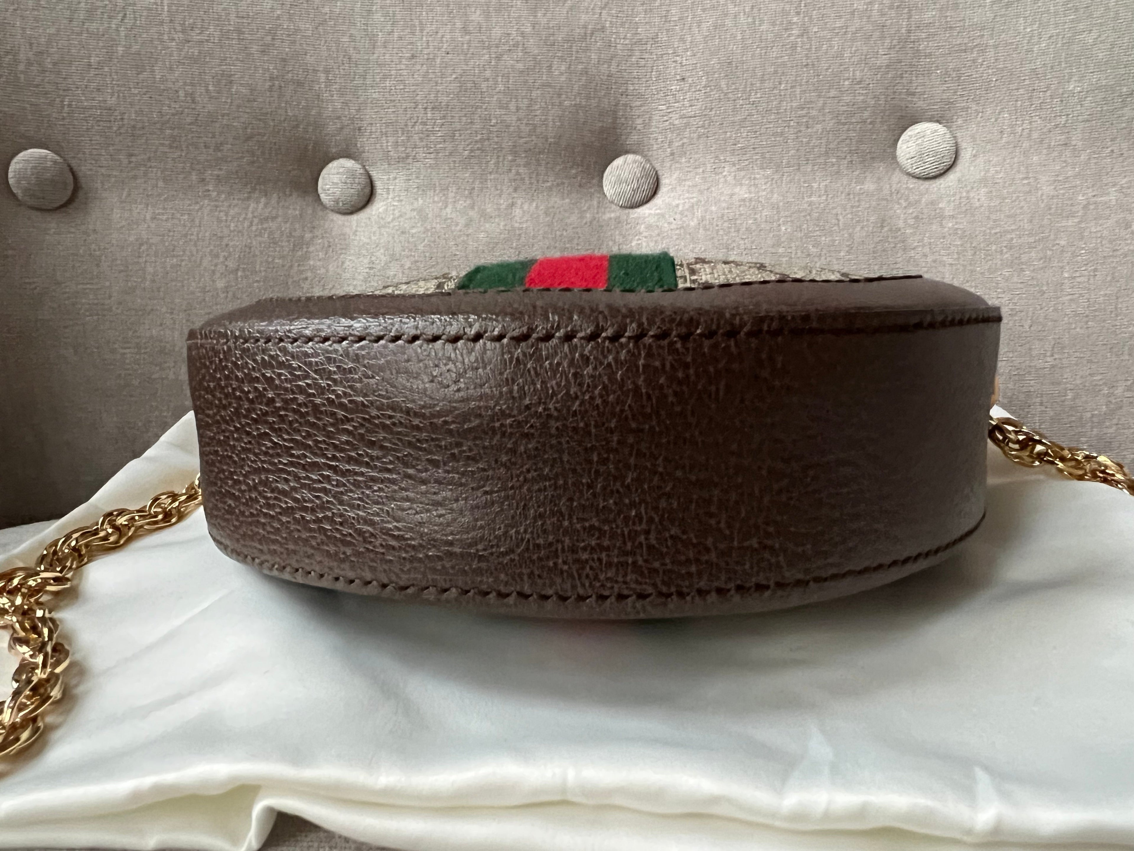 Gucci GG Ophidia Mini GG Round Shoulder Bag (RRP £1,160)