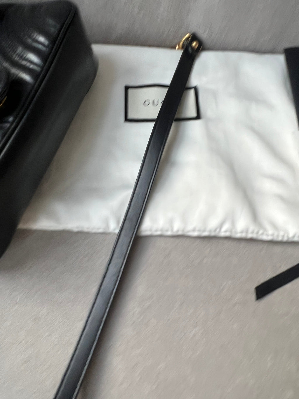 Gucci GG Black Marmont Mini Shoulder Bag