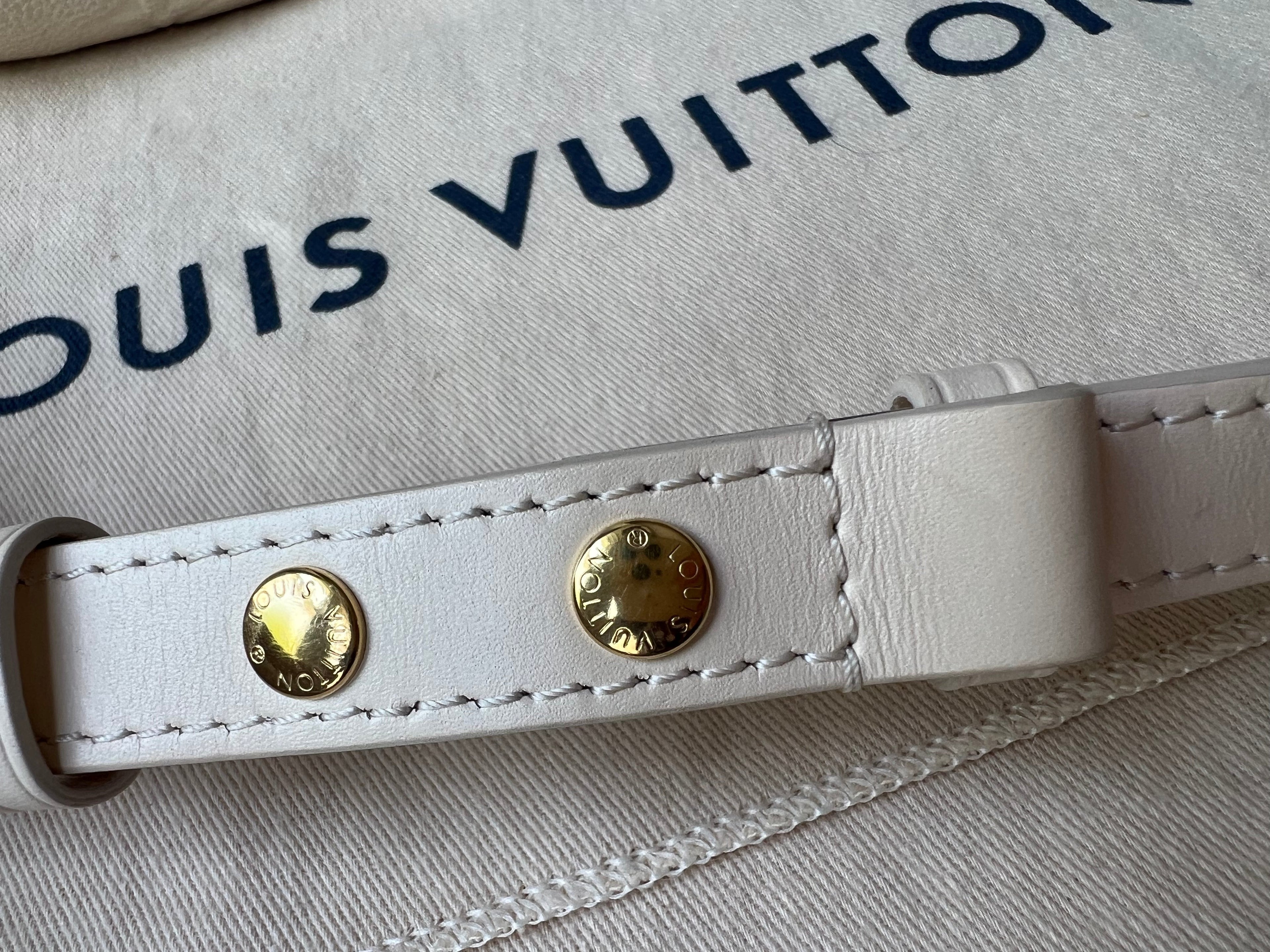 Louis Vuitton Multi Pochette Accessoires Creme Empreinte (RRP £2110)