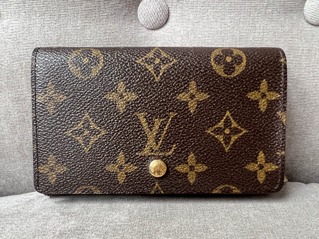 Louis Vuitton Tresor Wallet in Monogram and Brown