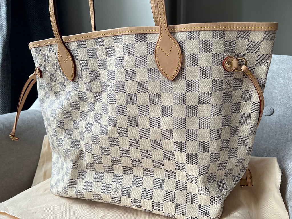 Louis Vuitton Neverfull MM  Damier Azur (RRP £1,410)