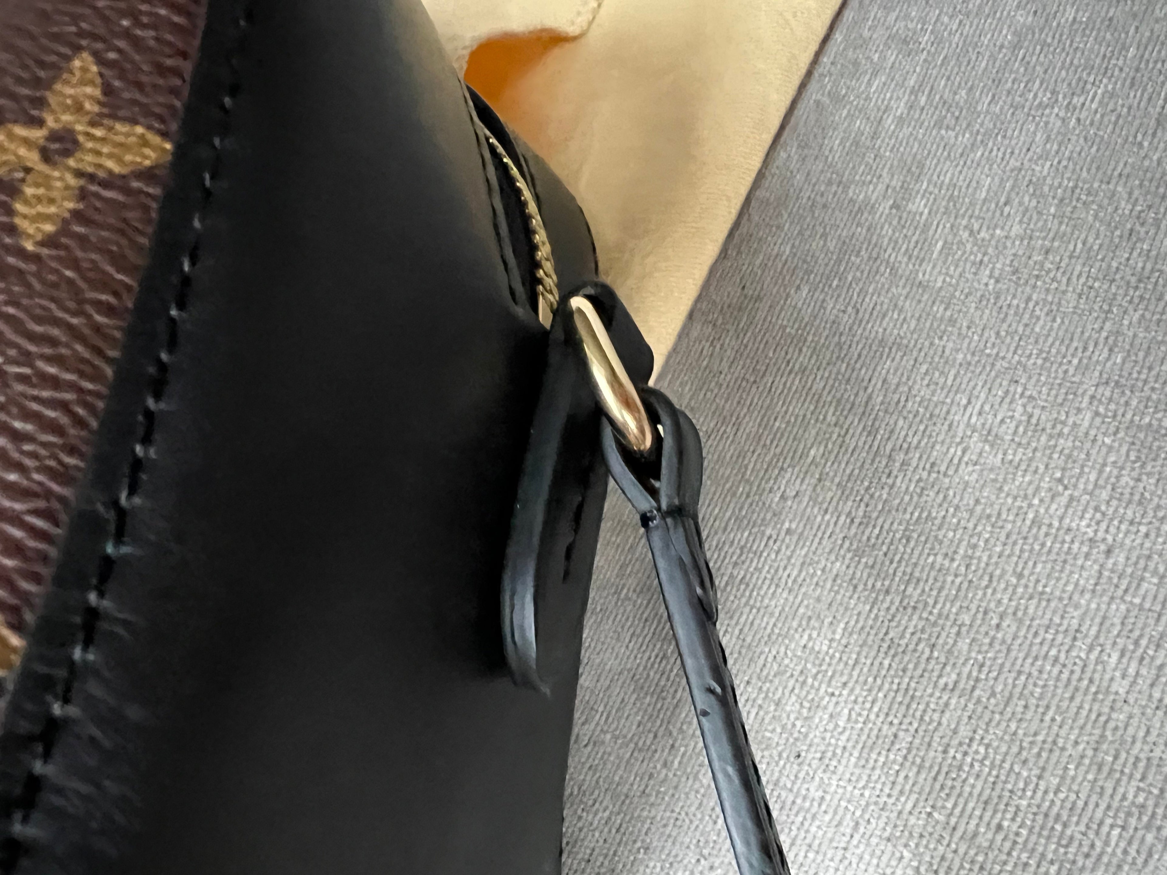 Louis Vuitton Saintonge Monogram and Black