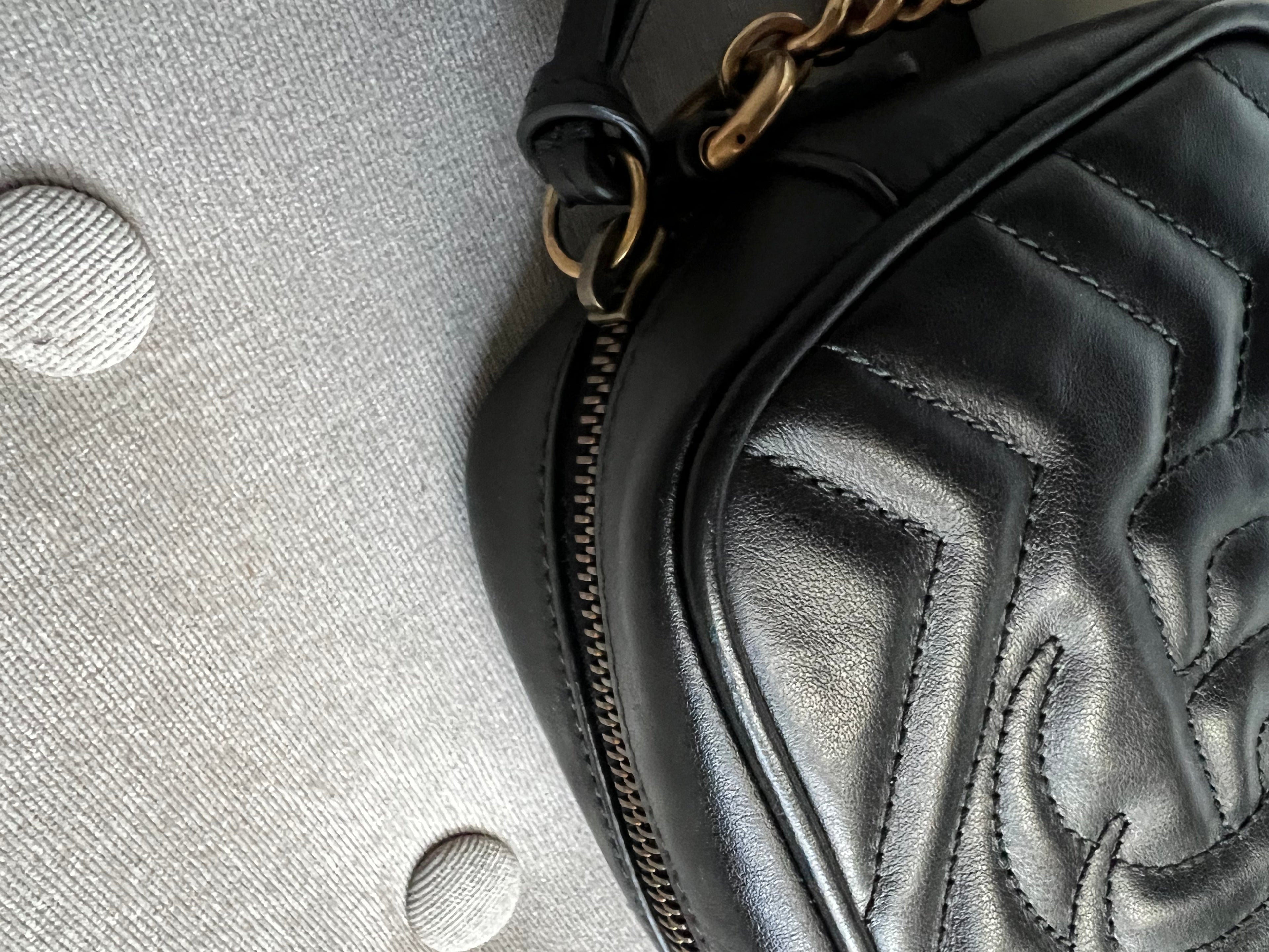 Gucci GG Black Marmont Mini Shoulder Bag (RRP £1,160)