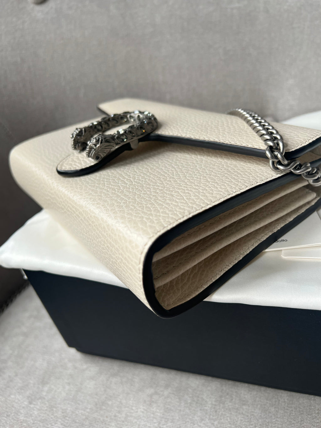 Gucci Dionysus White Mini Chain Bag (RRP £1340)