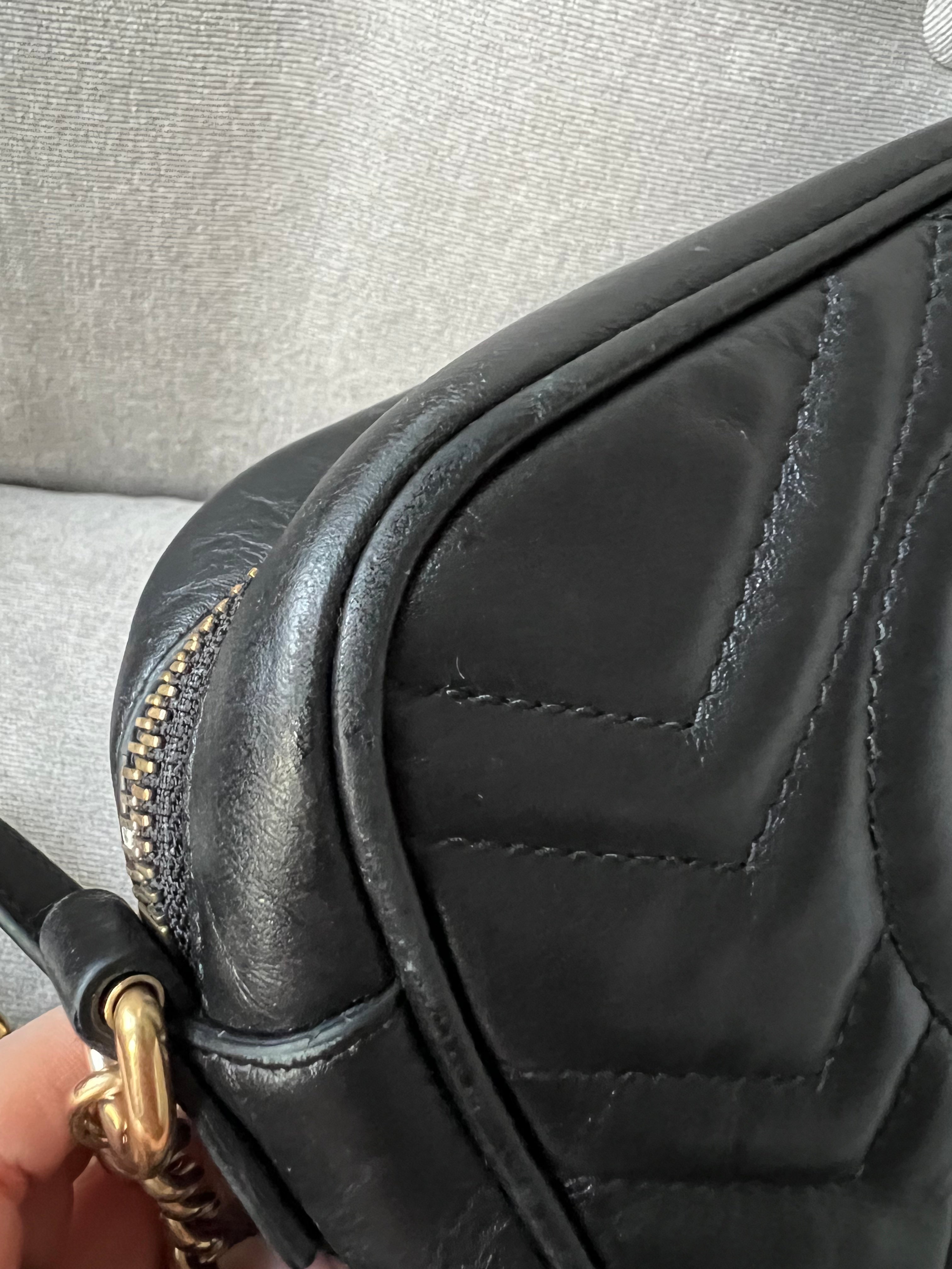 Gucci GG Black Marmont Mini Shoulder Bag (RRP £1,160)