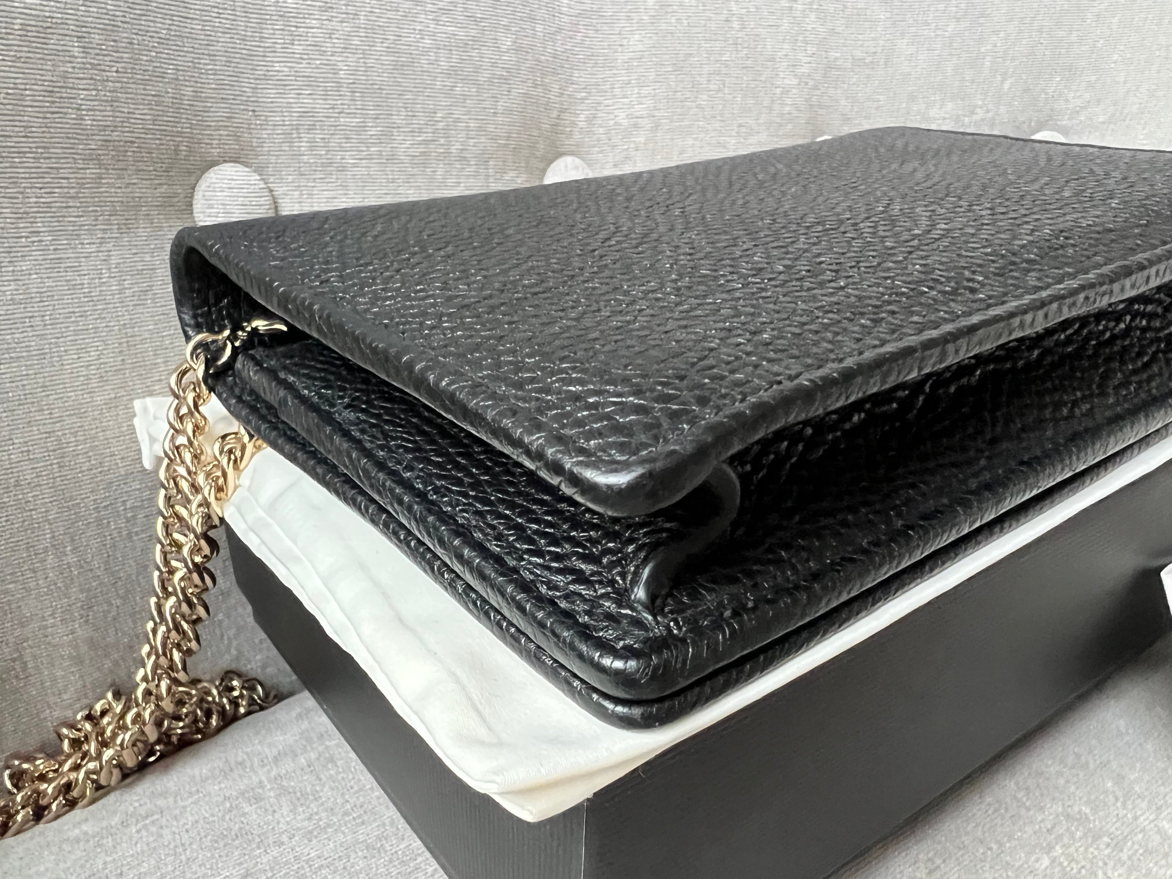 Gucci Black Soho Chain Wallet