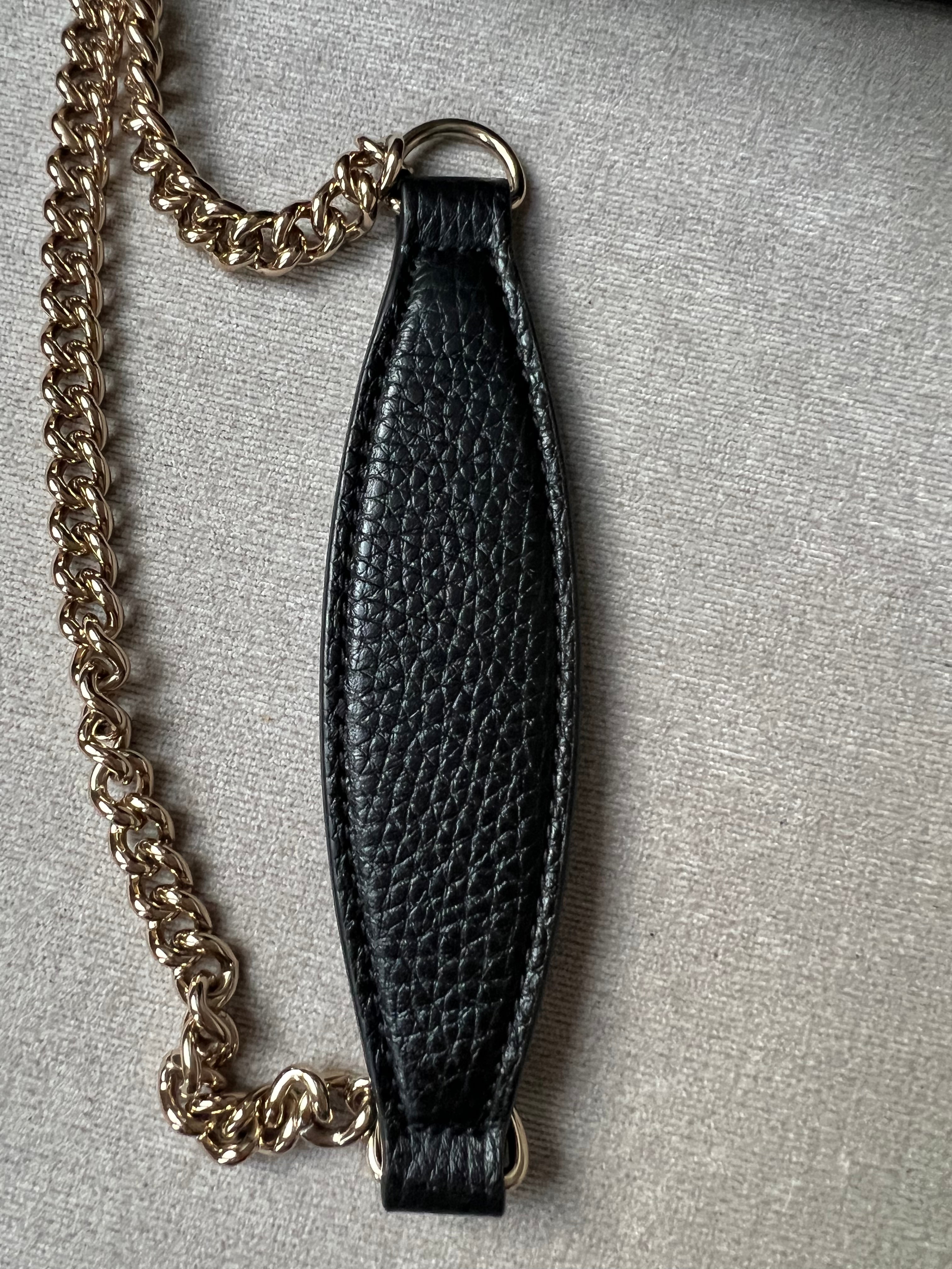 Gucci Black Soho Chain Wallet