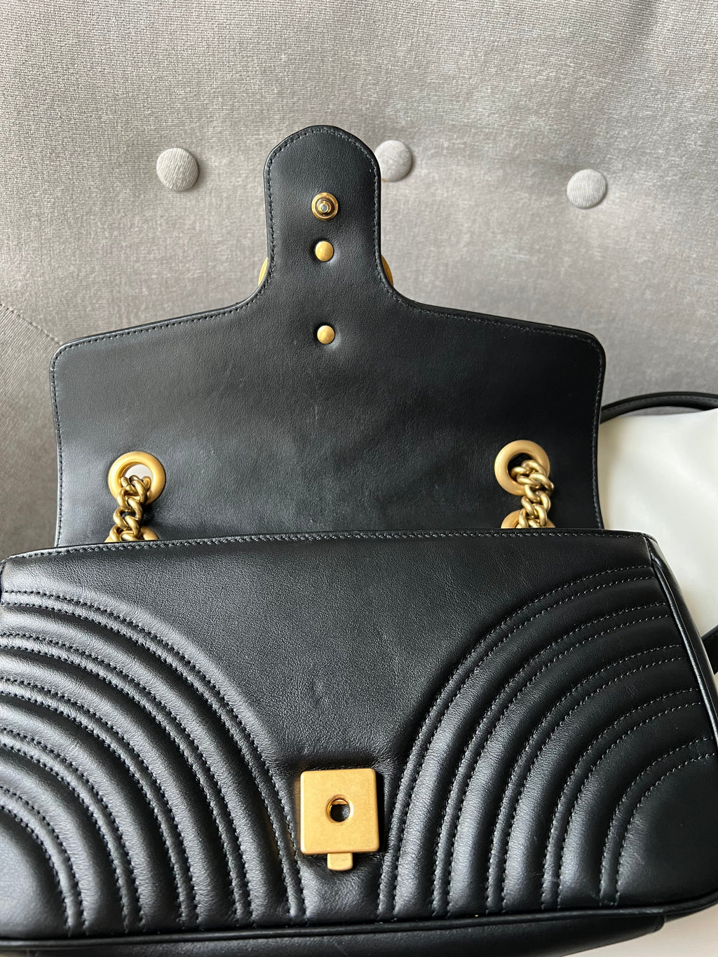 Gucci GG Black Marmont Small Shoulder Bag (RRP £1800)