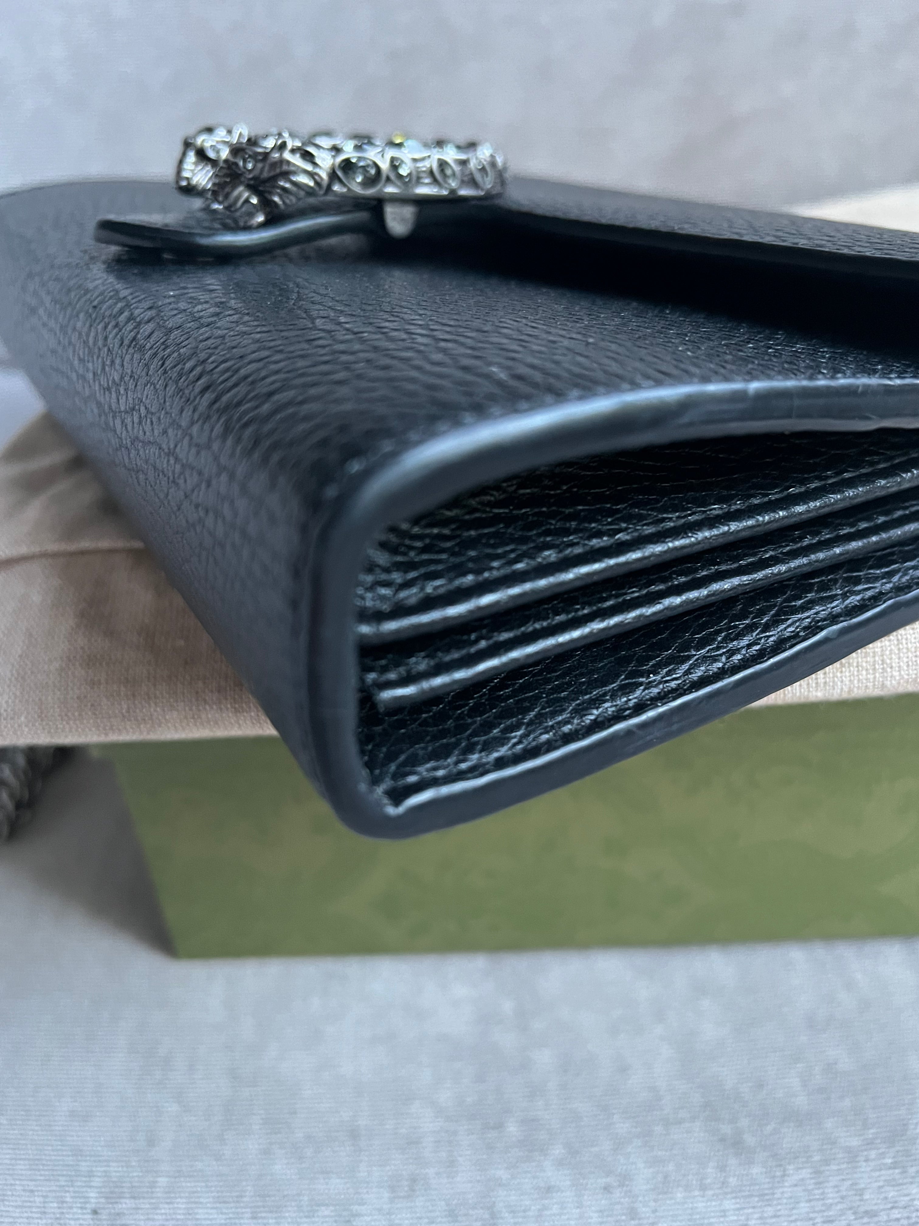 Gucci Dionysus Black Mini Chain Bag