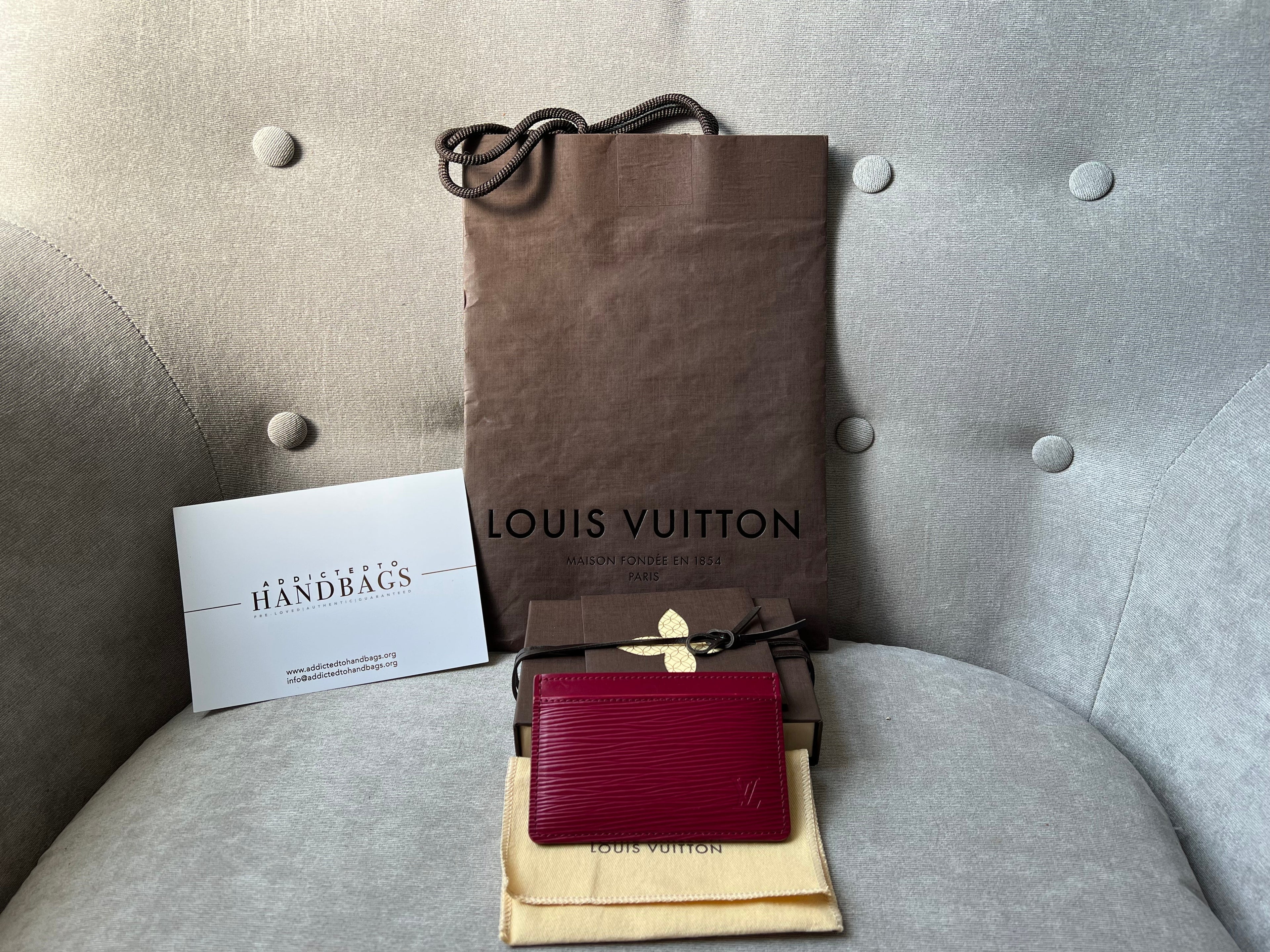 Louis Vuitton Card Holder Fuchsia Epi (RRP £205)