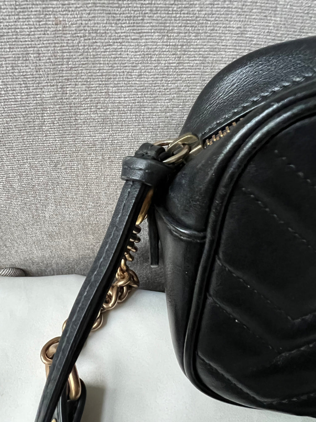 Gucci GG Black Marmont Mini Shoulder Bag (RRP £1,160)