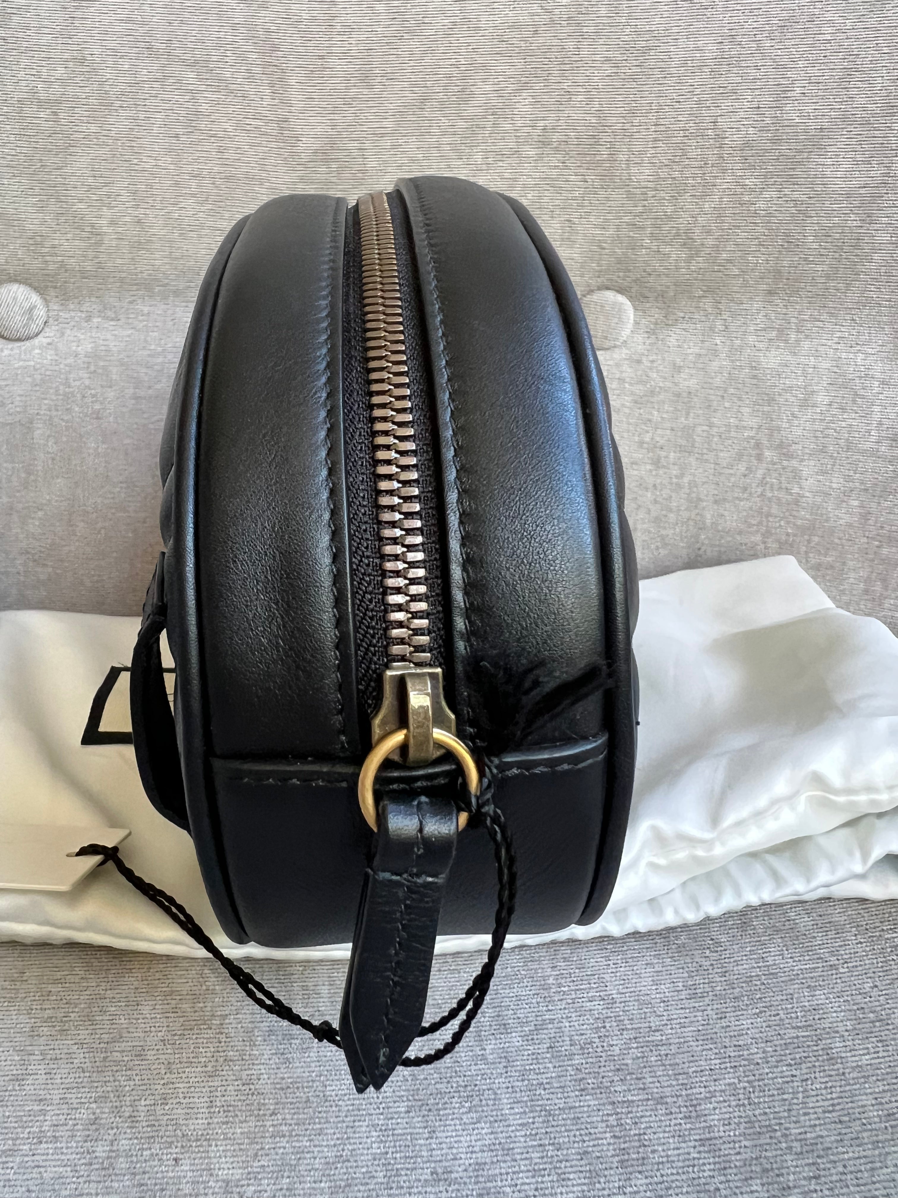 Gucci GG Black Marmont Belt Bag