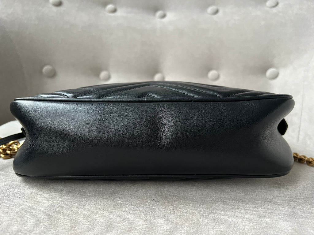 Gucci GG Black Marmont Small Shoulder Bag