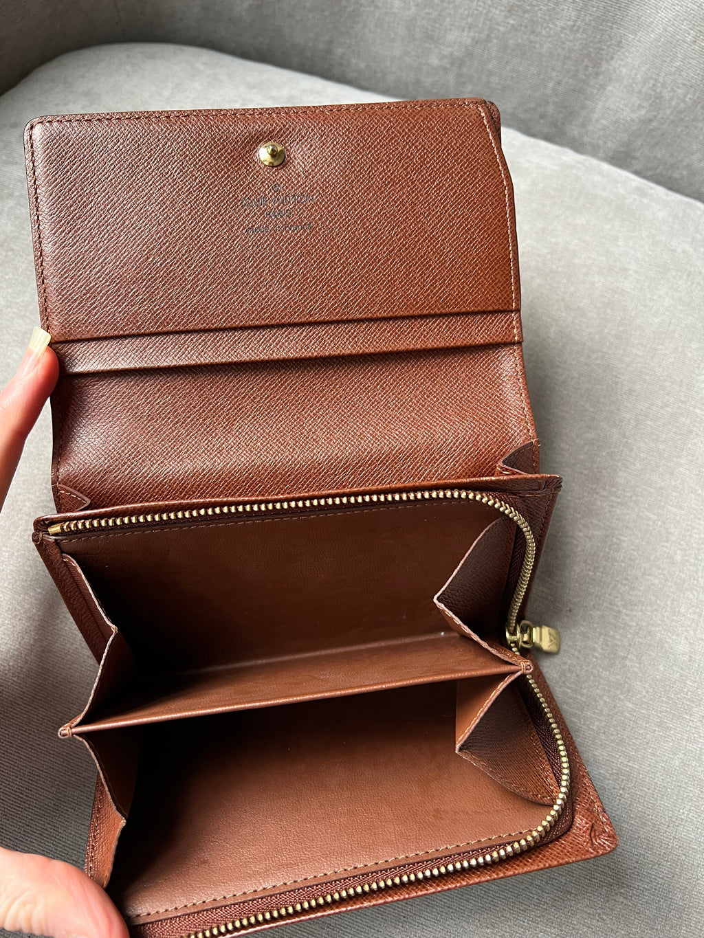 Louis Vuitton Tresor Wallet in Monogram and Brown