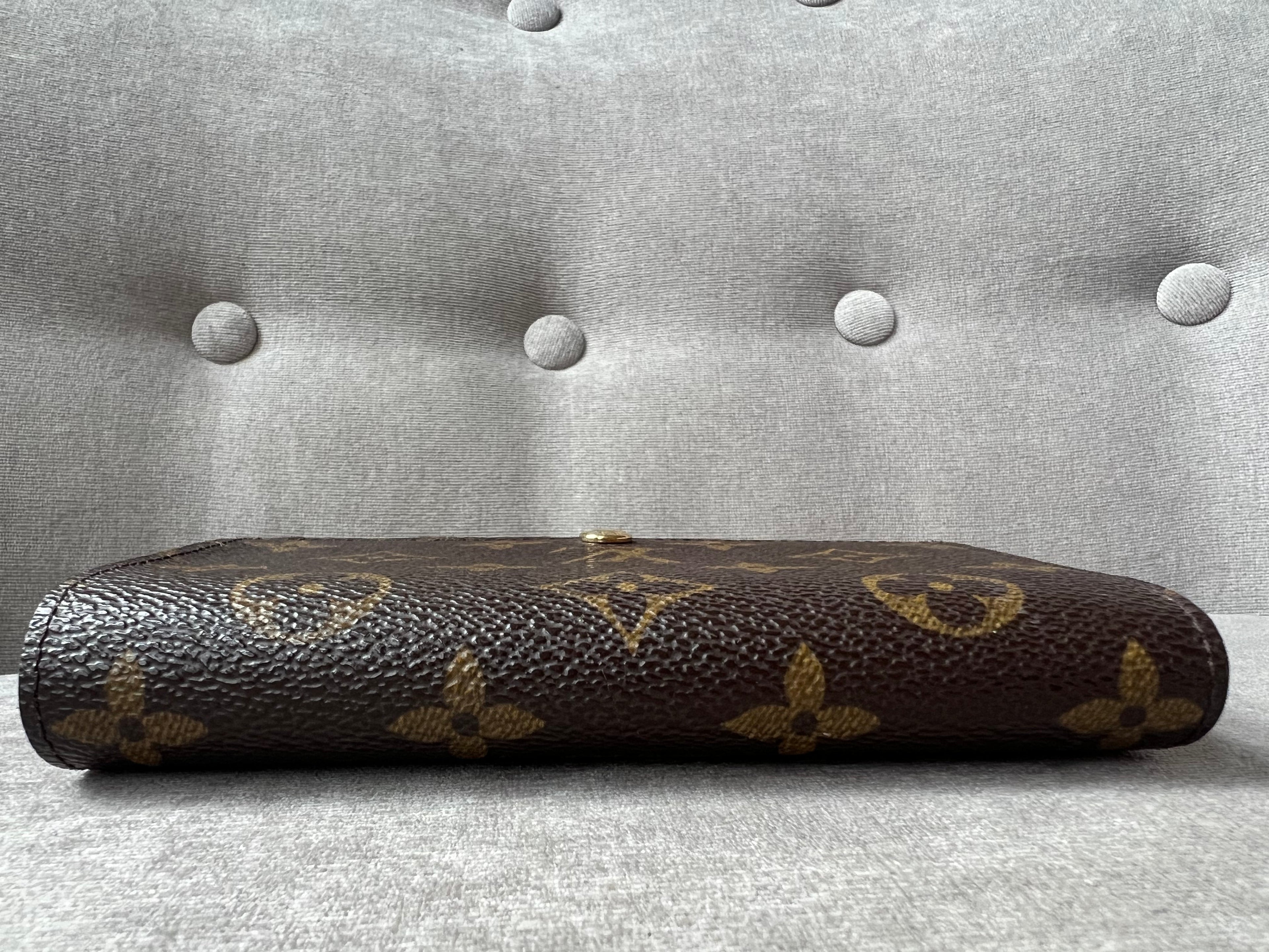 Louis Vuitton Tresor Wallet in Monogram and Brown