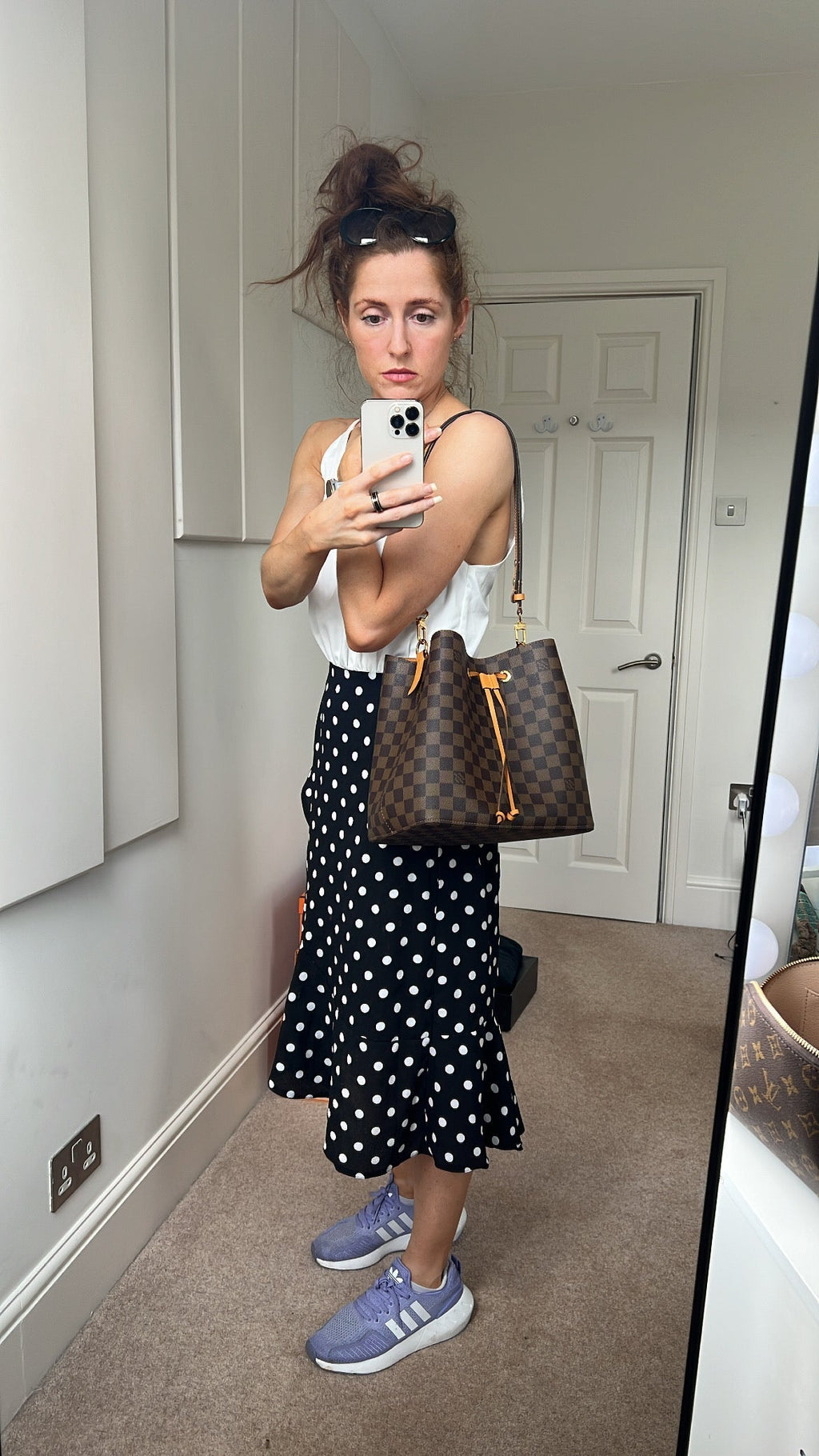 Louis Vuitton Neo Noe Damier Ebene and Safran (RRP £1,560)