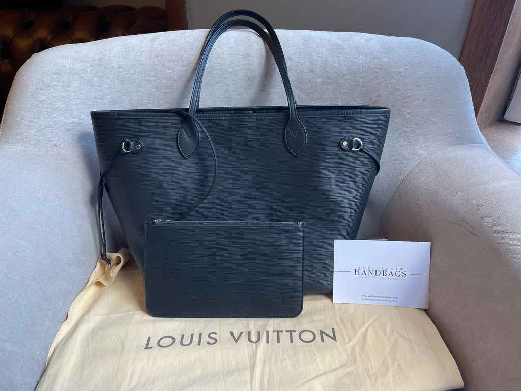 Louis Vuitton Neverfull MM Black Epi Leather (RRP £1,740)