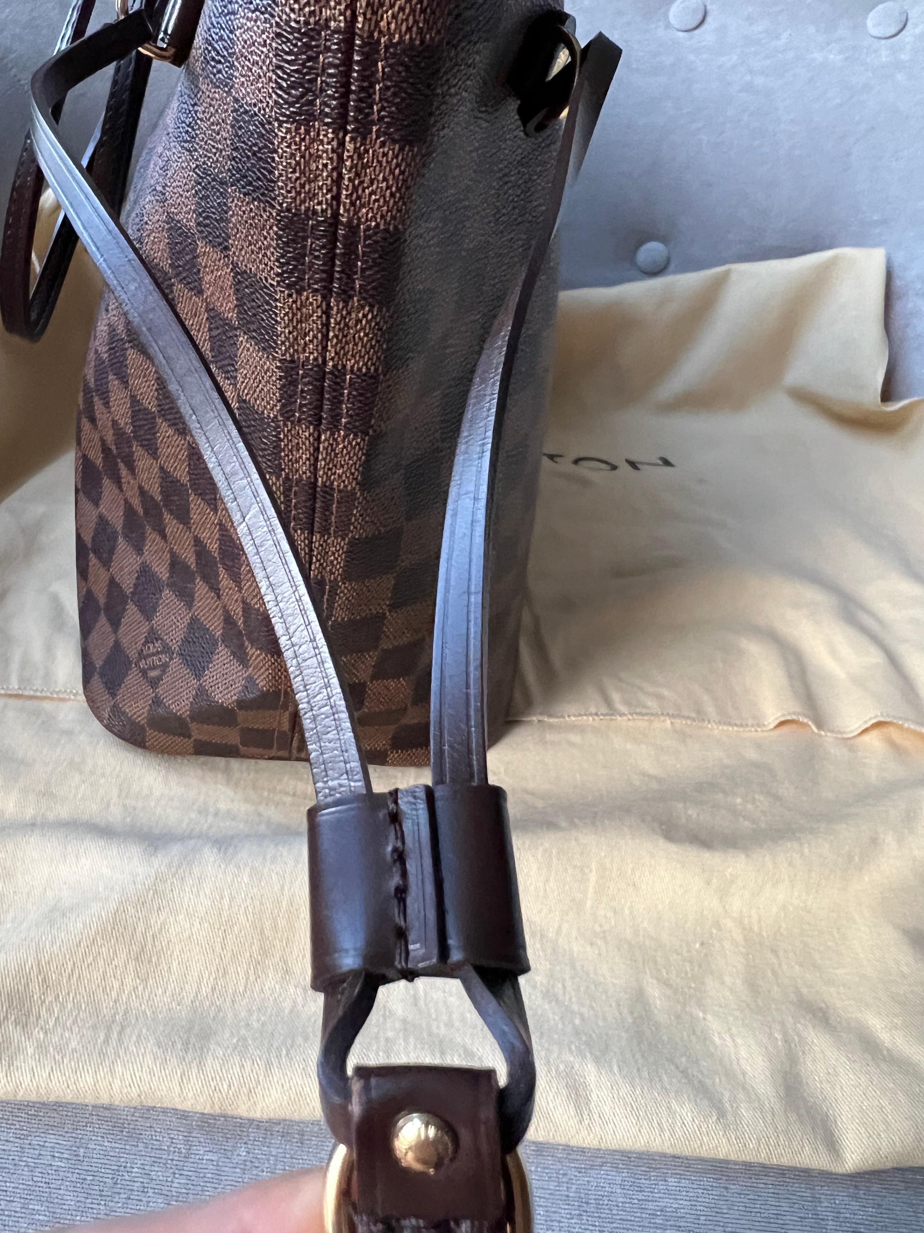 Louis Vuitton Neverfull MM Damier Ebene Cherry Interior (RRP £1,410)