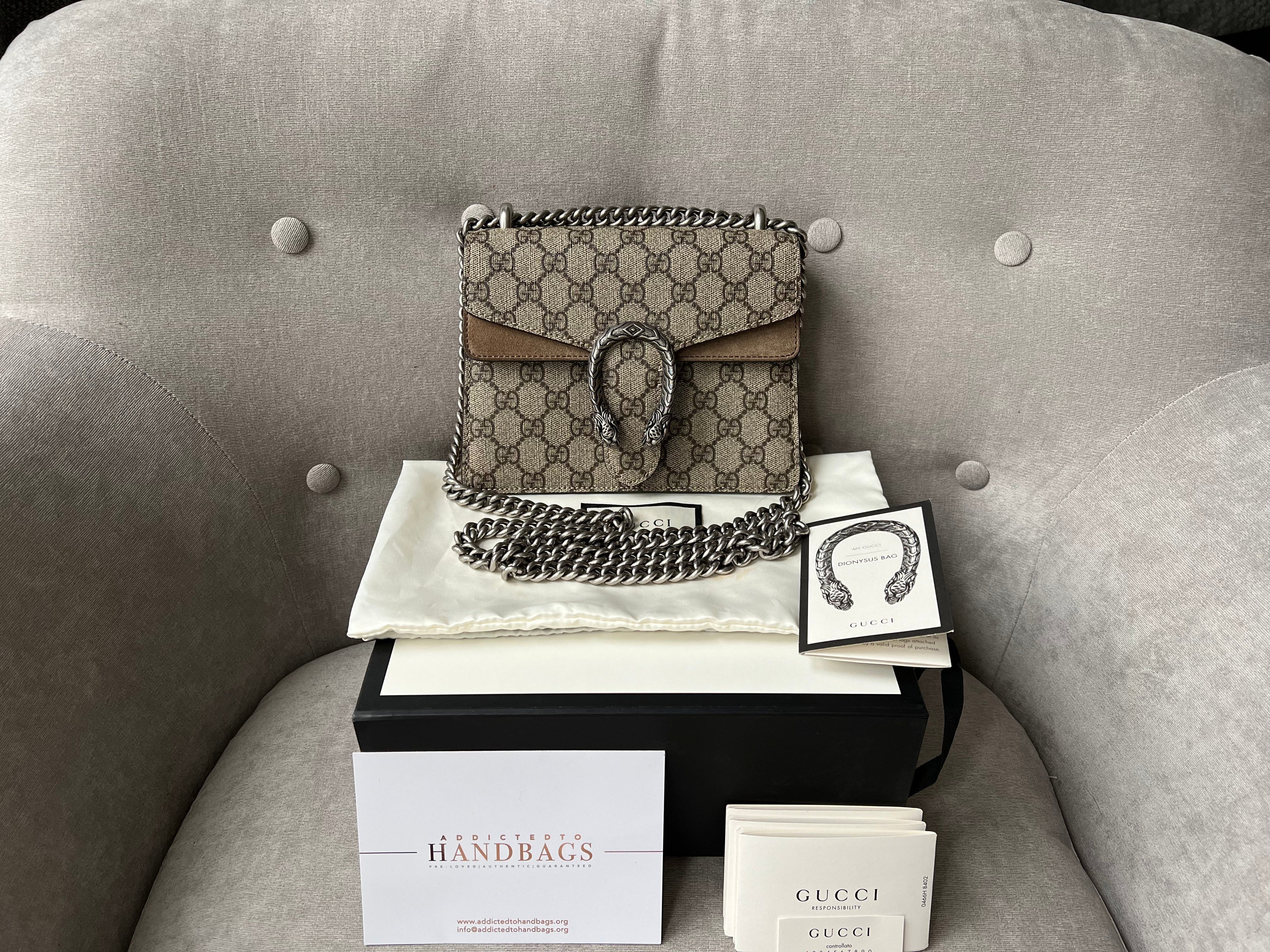Gucci Dionysus GG Supreme Mini Shoulder Bag