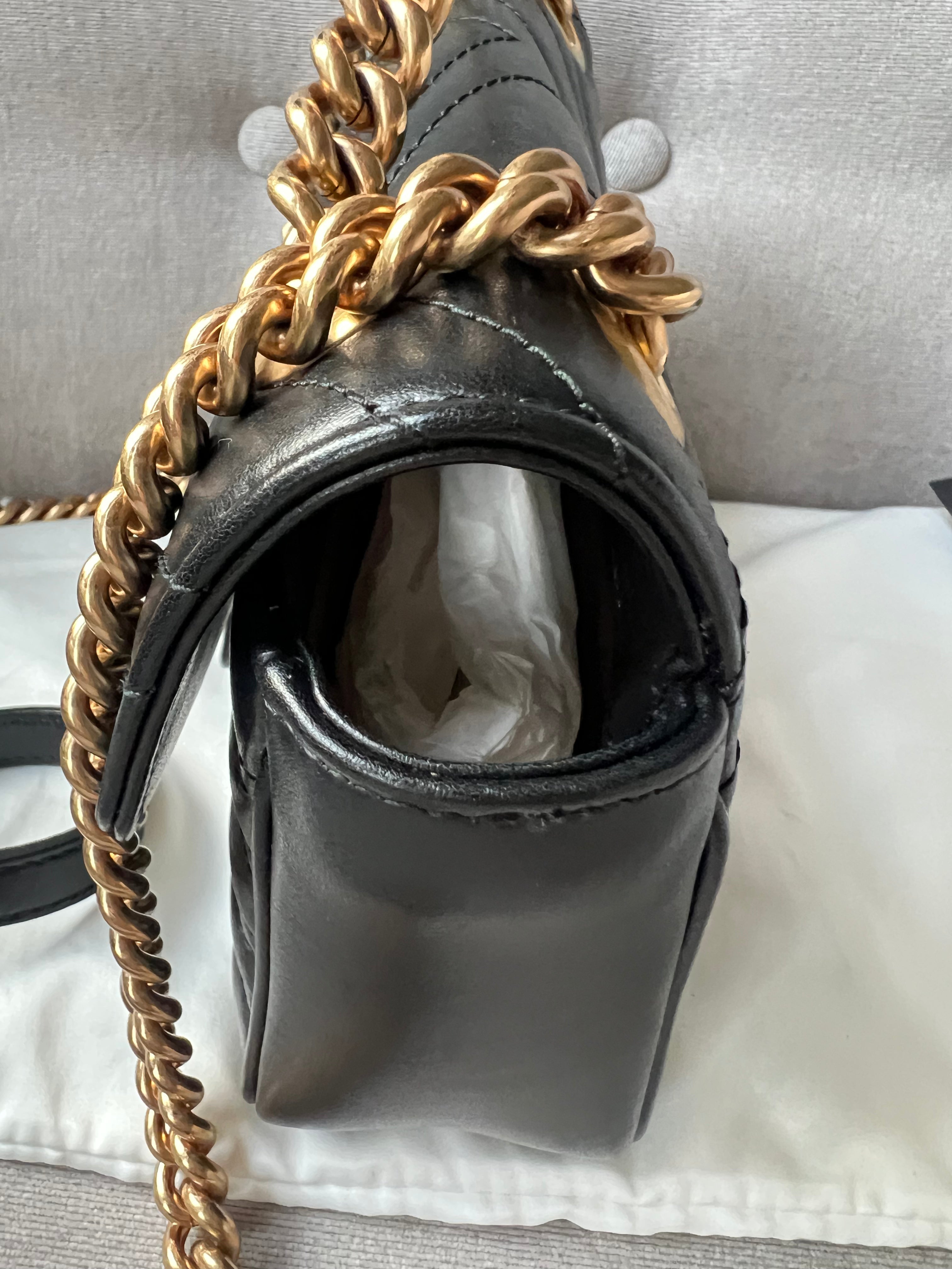 Gucci GG Black Marmont Mini Shoulder Bag