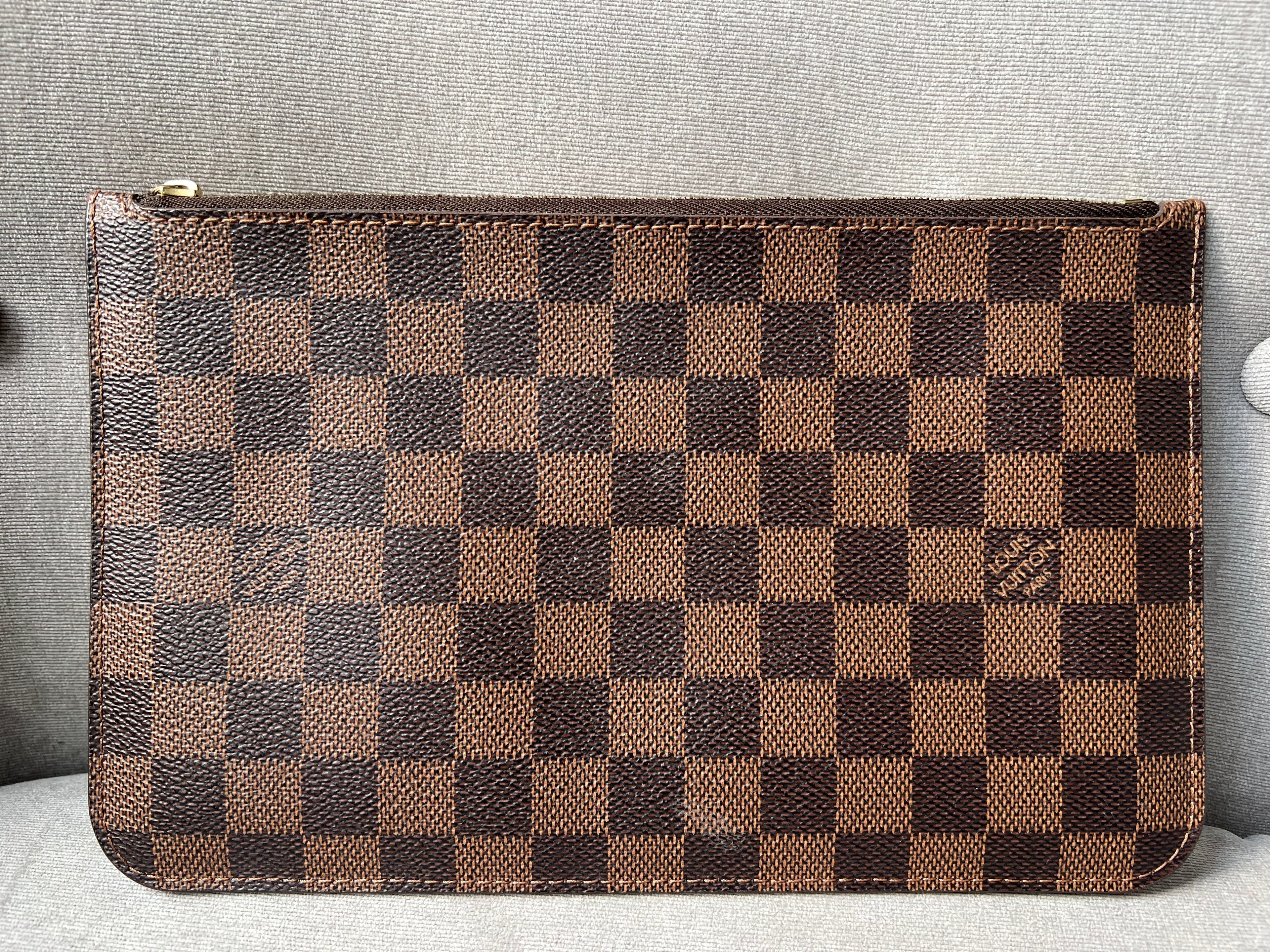 Louis Vuitton Pouch (from Neverfull MM) in Damier Ebene