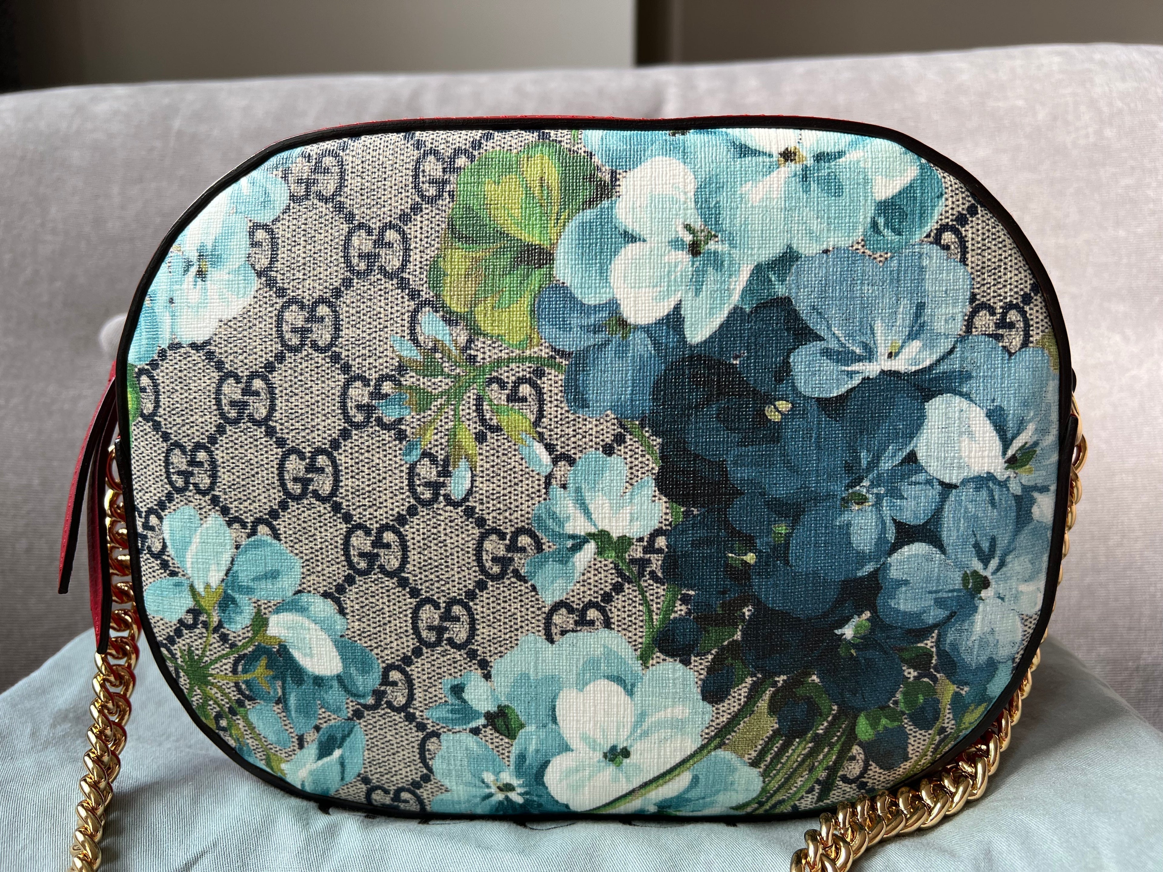 Gucci Dionysus Blooms GG Supreme Chain Mini Bag