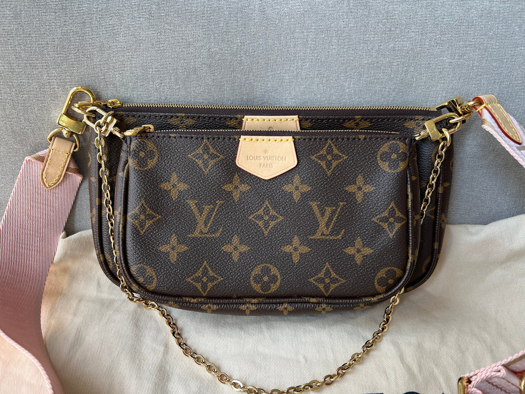 Louis Vuitton Multi Pochette Accessoires Rose Chiaro (RRP £1830)