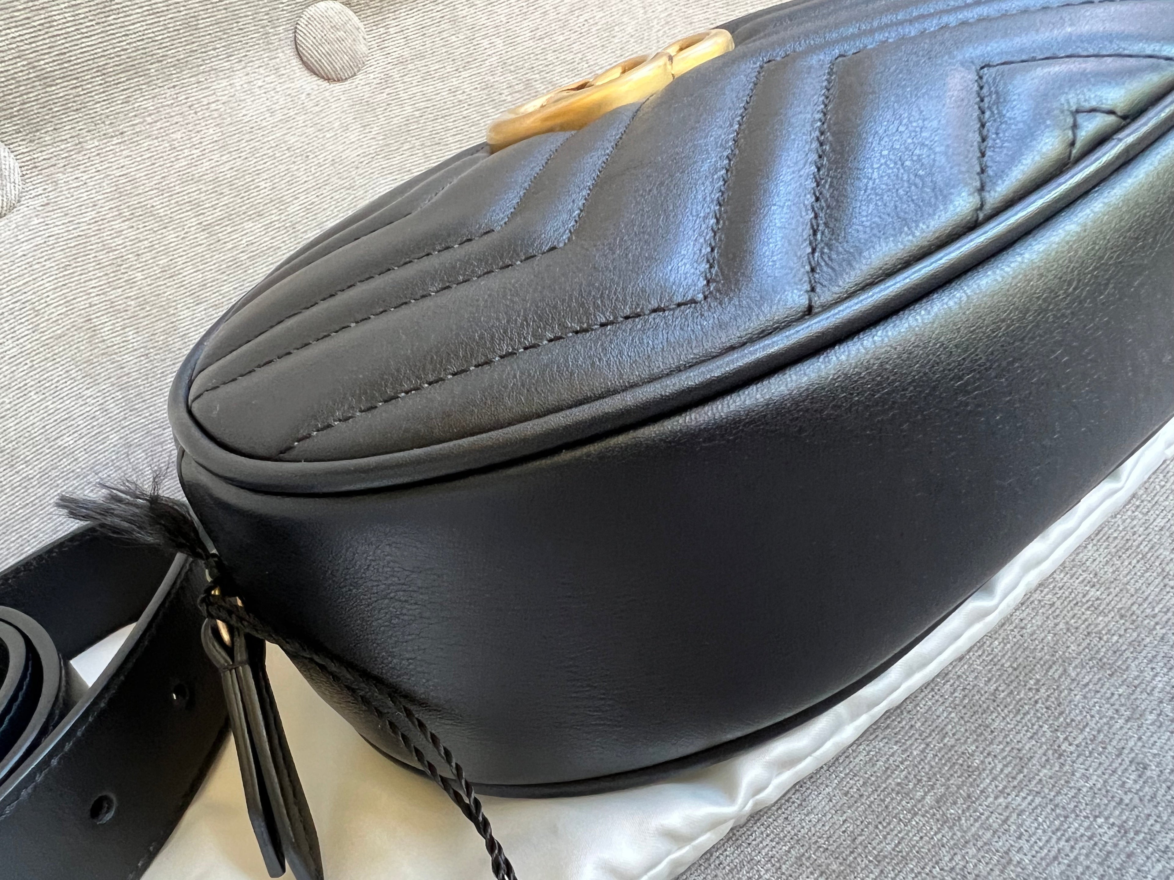 Gucci GG Black Marmont Belt Bag