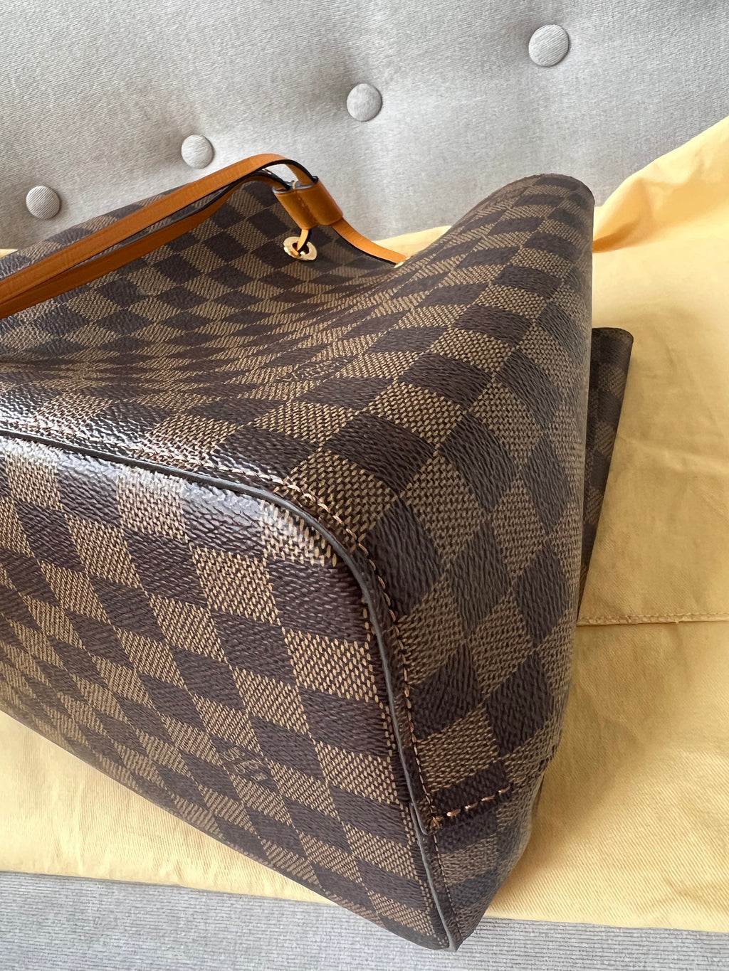 Louis Vuitton Neo Noe Damier Ebene and Safran (RRP £1,560)