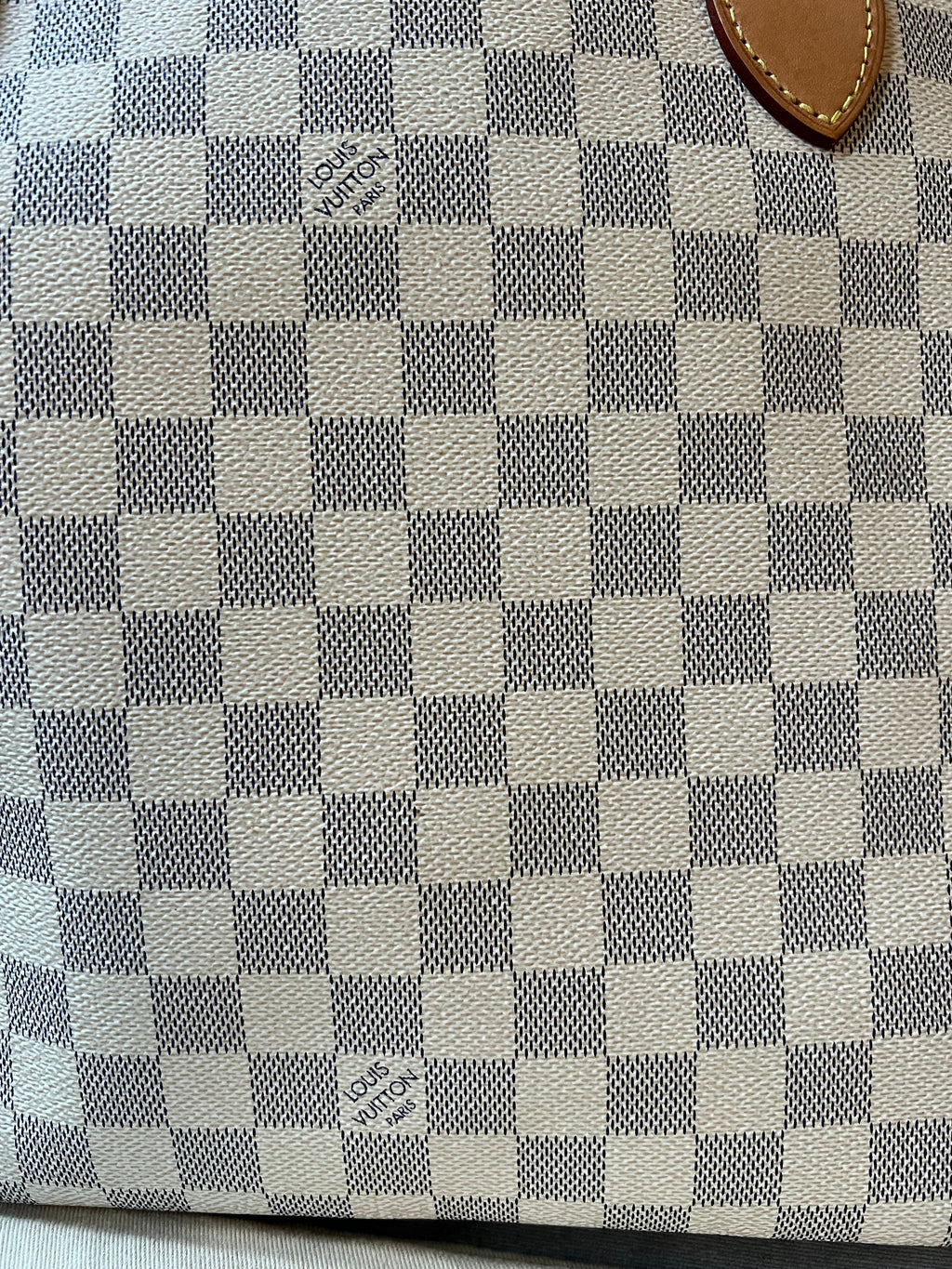 Louis Vuitton Neverfull MM  Damier Azur (RRP £1,410)