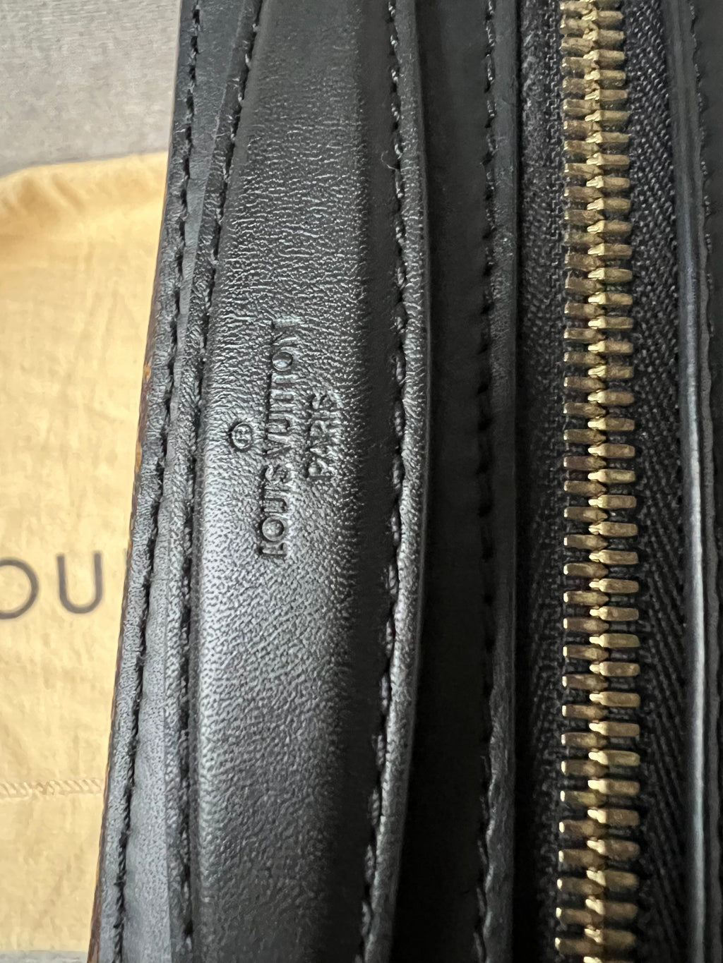 Louis Vuitton Saintonge Monogram and Black