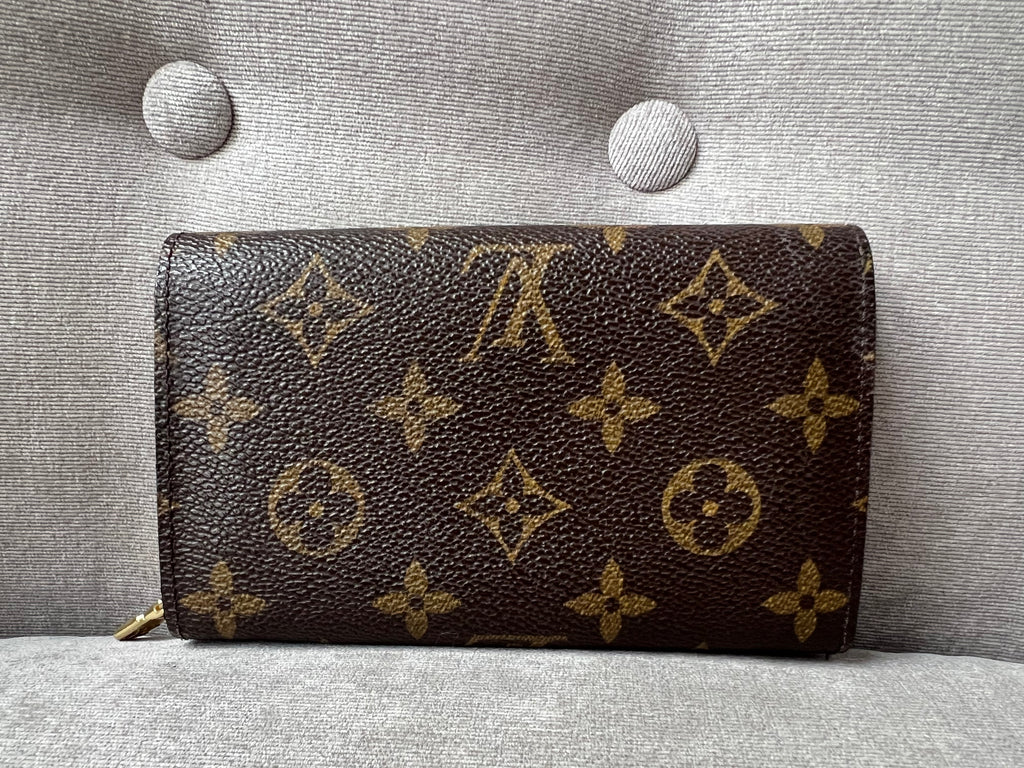 Louis Vuitton Tresor Wallet in Monogram and Brown