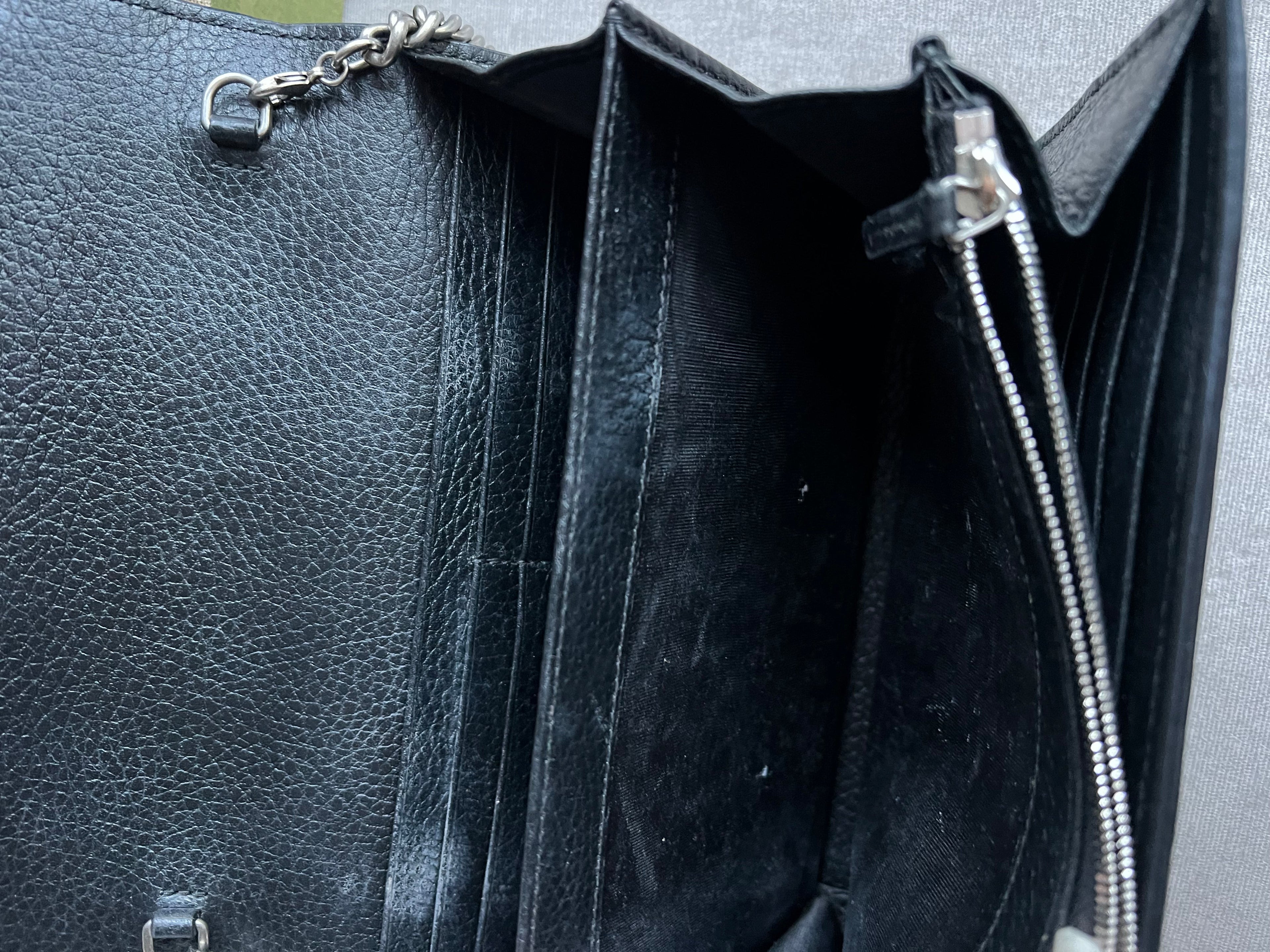 Gucci Dionysus Black Mini Chain Bag