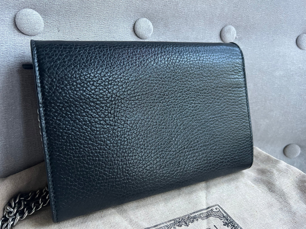 Gucci Dionysus Black Mini Chain Bag