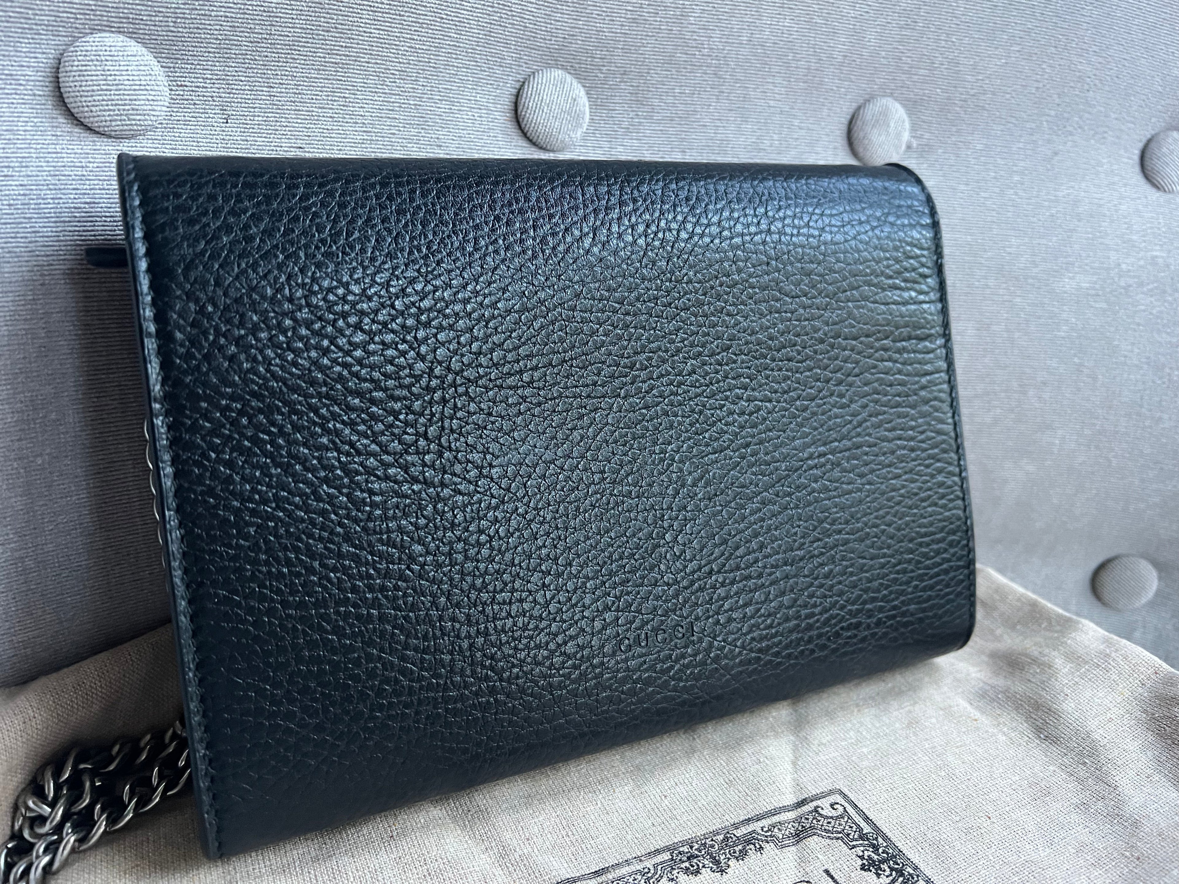 Gucci Dionysus Black Mini Chain Bag