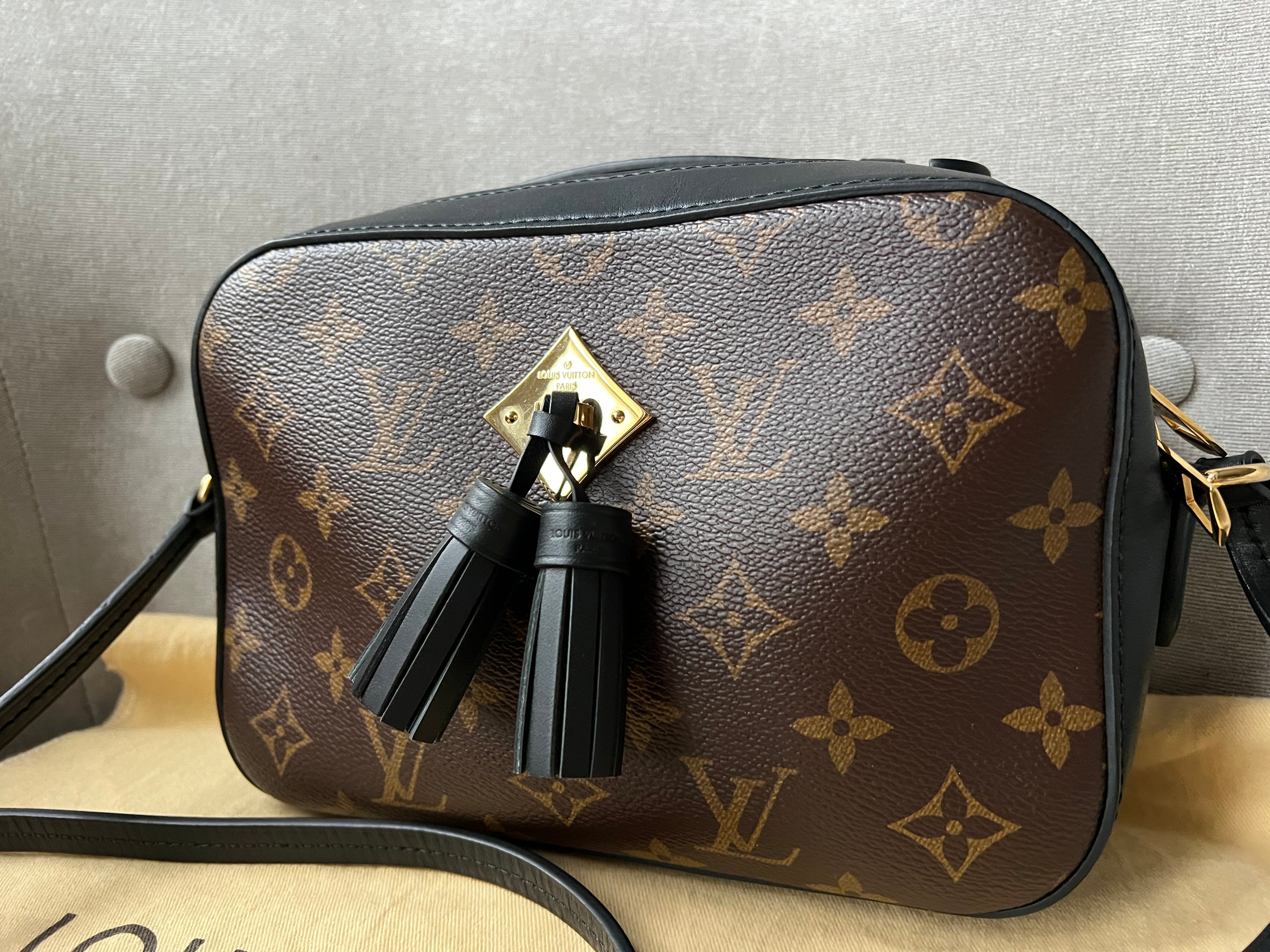 Louis Vuitton Saintonge Monogram and Black