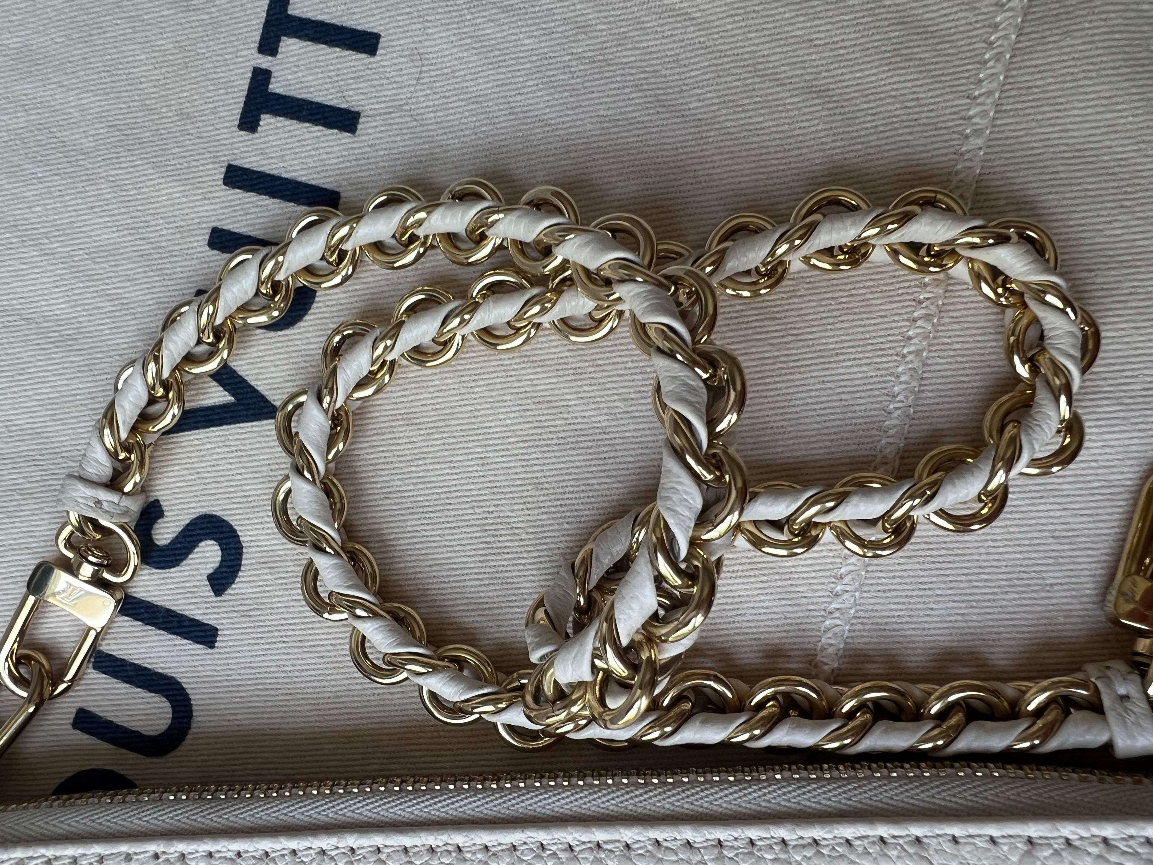 Louis Vuitton Multi Pochette Accessoires Creme Empreinte (RRP £2110)