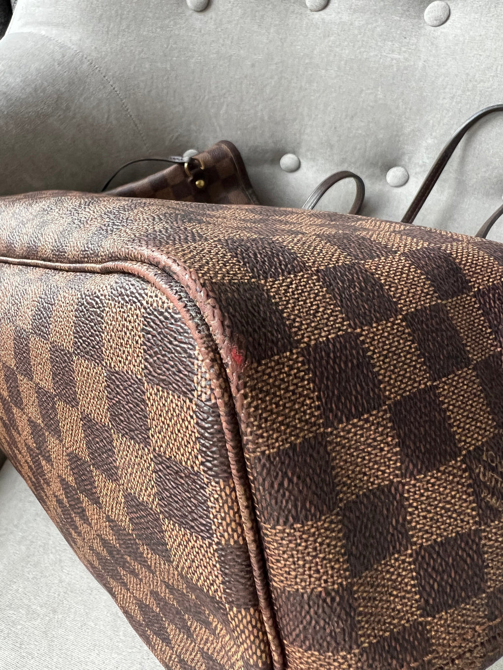 Louis Vuitton Neverfull GM Damier Ebene Cherry Interior (RRP £1,450)