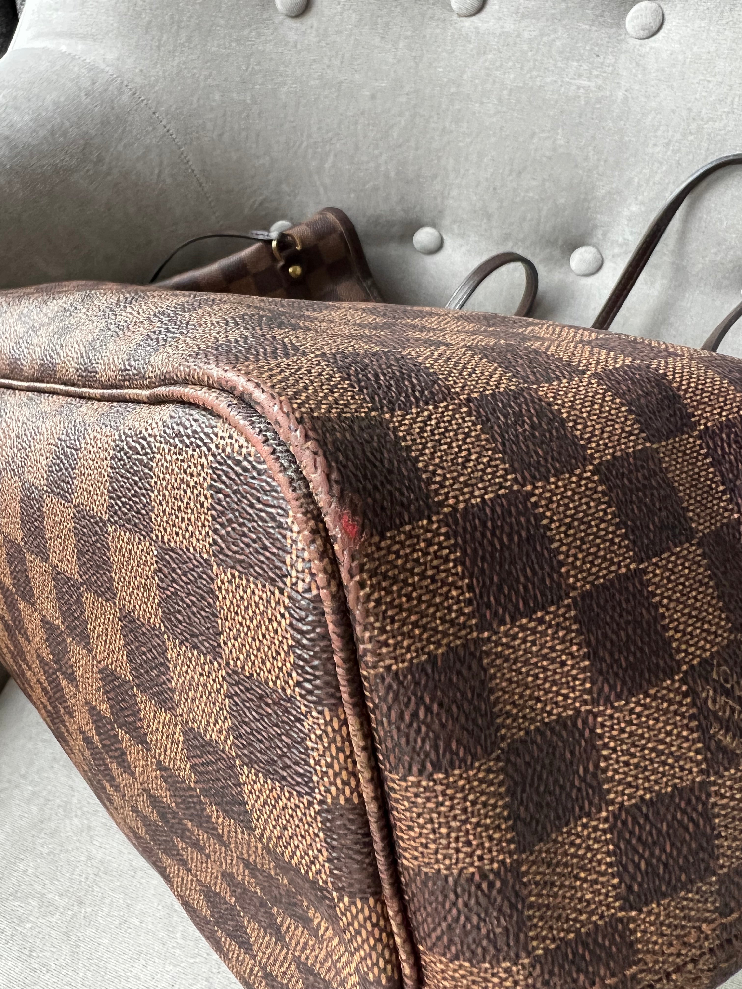 Louis Vuitton Neverfull GM Damier Ebene Cherry Interior (RRP £1,450)