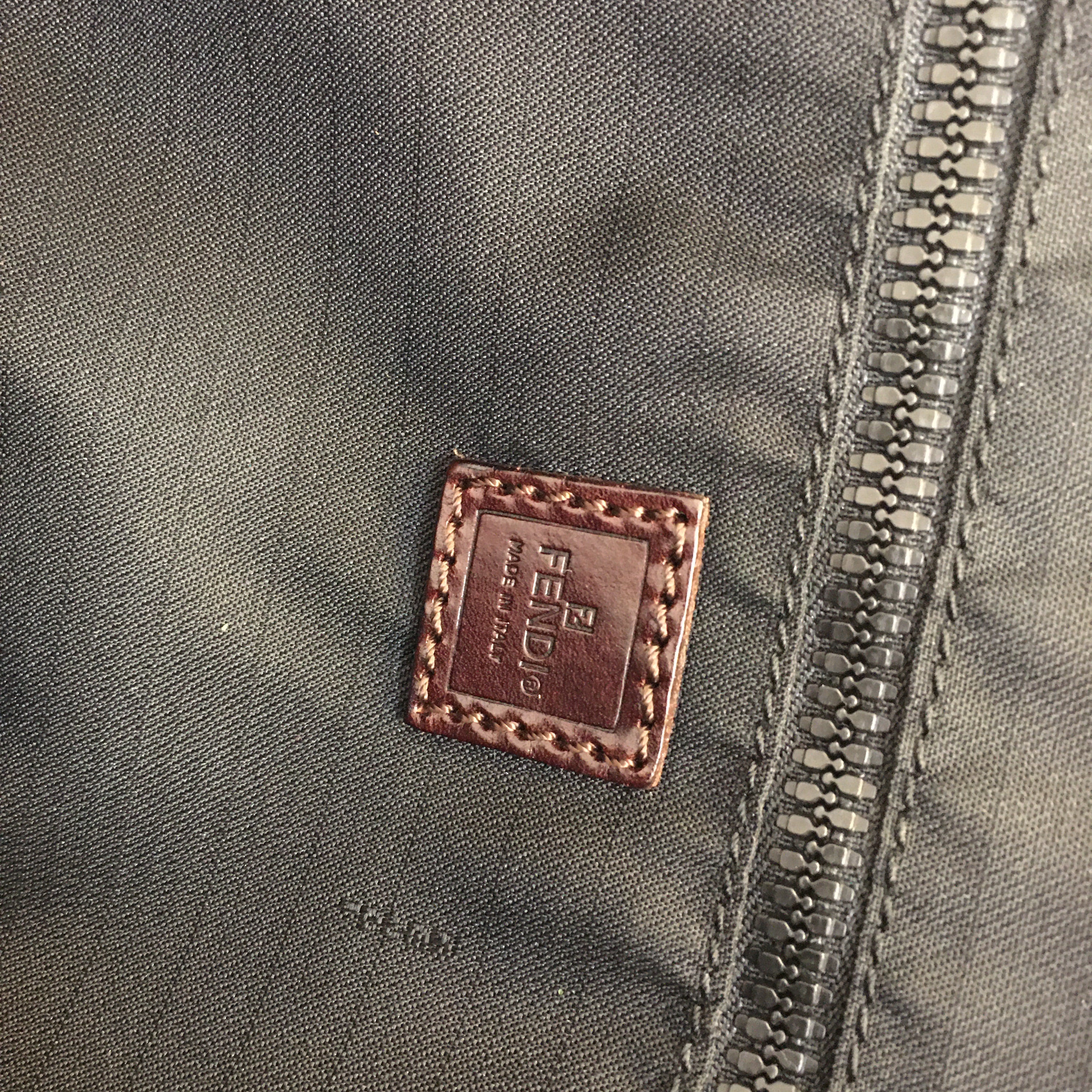 FENDI Travel bag in Brown Fabric