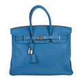 Hermès Birkin 35 Mykonos Blue Bag