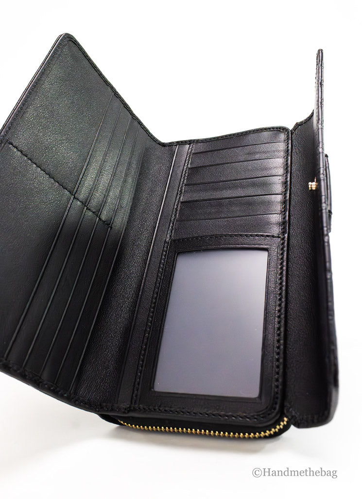 Gucci Microguccissima Monogram Logo Soft Margaux Leather Wallet