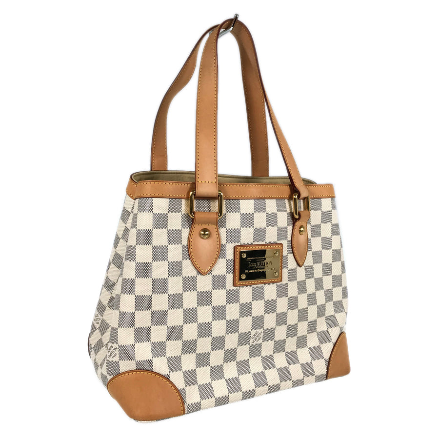 LOUIS VUITTON Damier Azur Hampstead MM N51206 Tote bag
