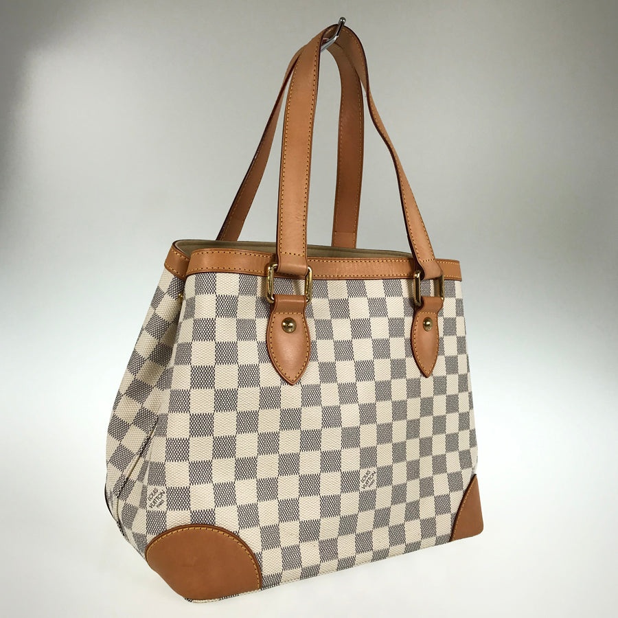 LOUIS VUITTON Damier Azur Hampstead MM N51206 Tote bag