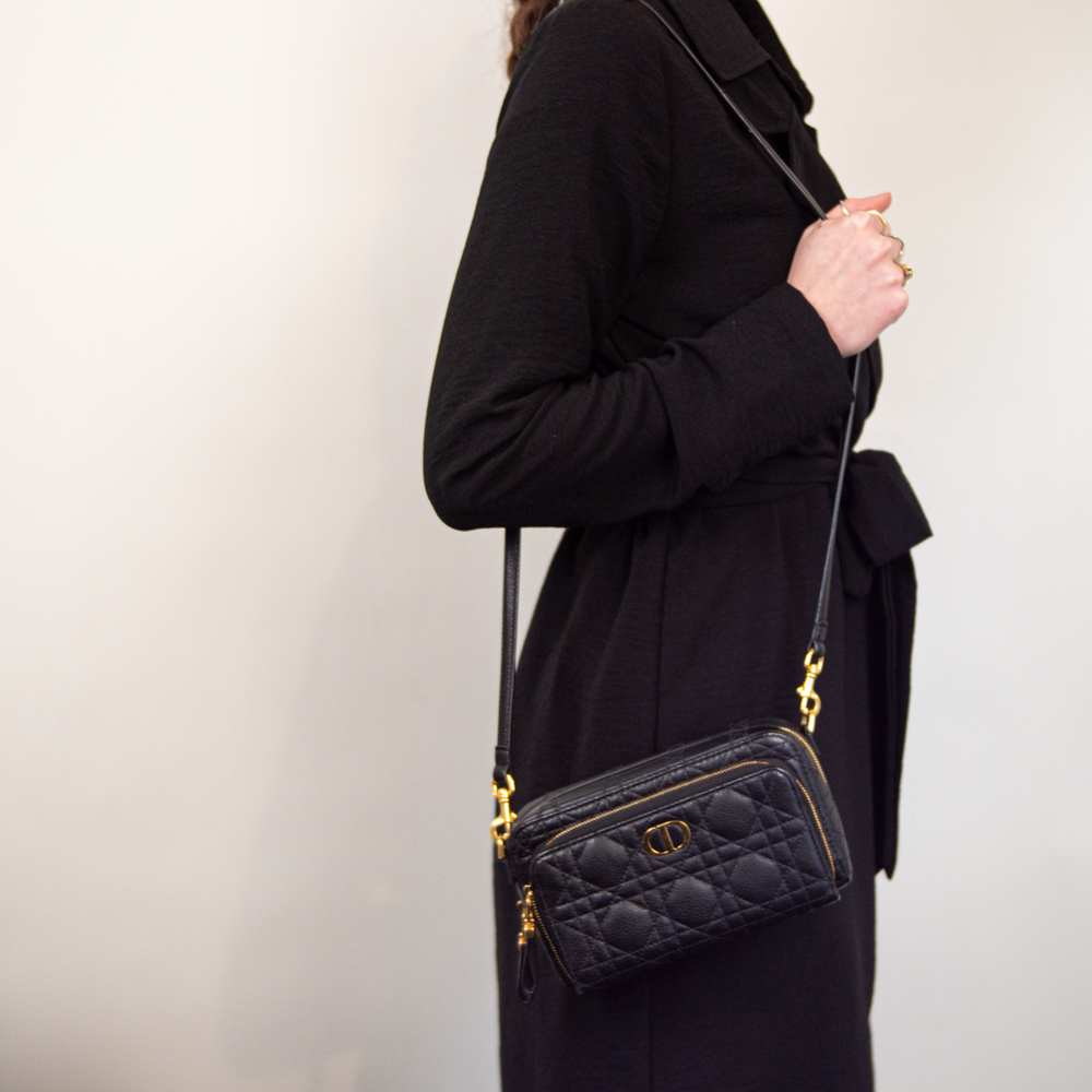 Christian Dior Caro Double Pouch Crossbody