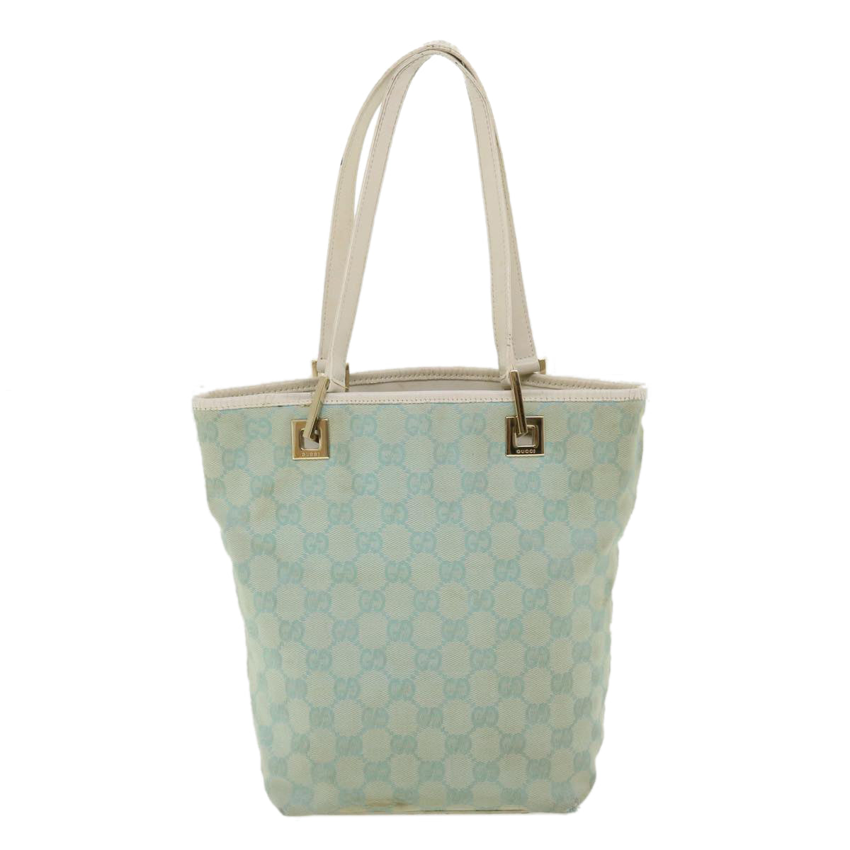 GUCCI GG Canvas Shoulder Bag Light Blue 0021099 001998  34957