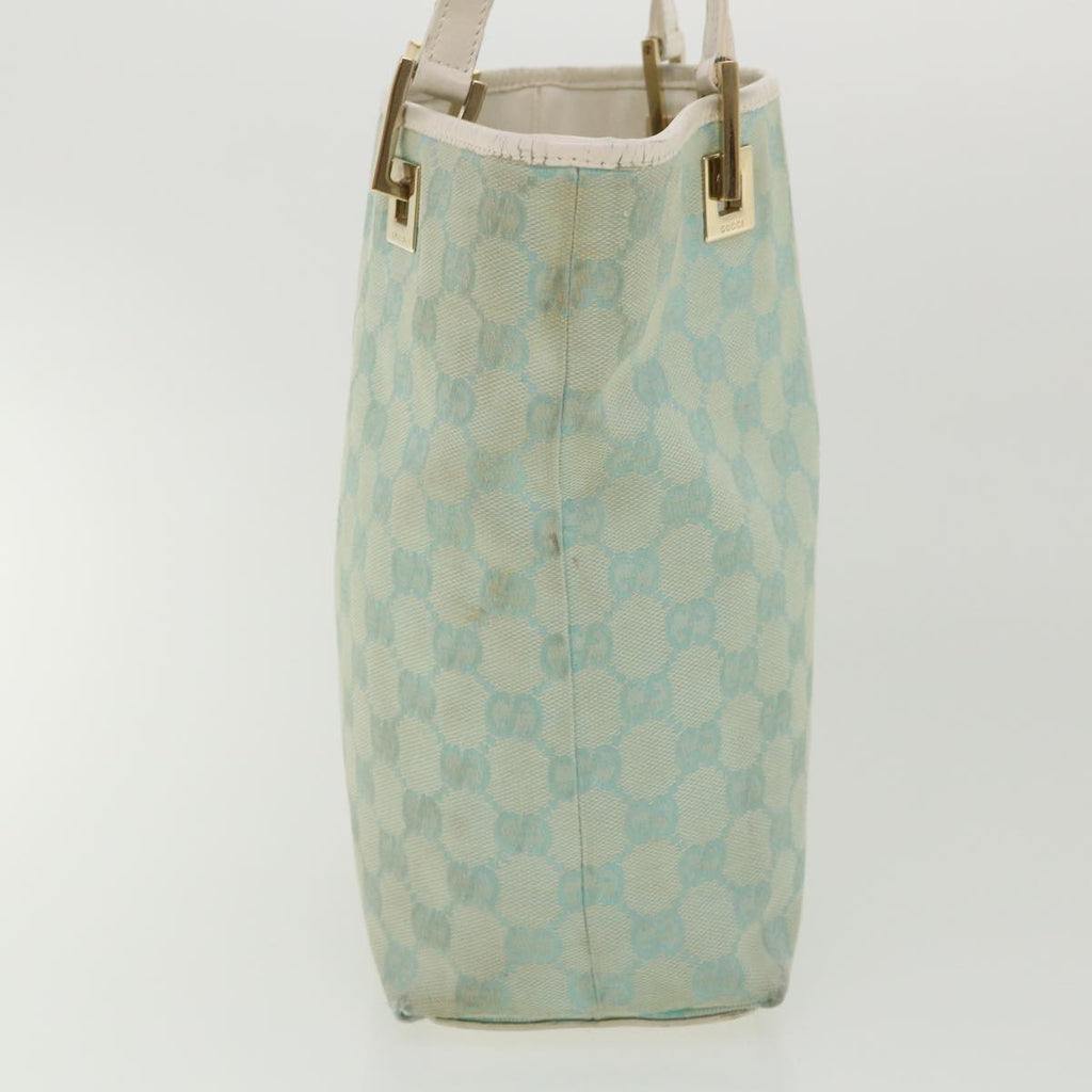 GUCCI GG Canvas Shoulder Bag Light Blue 0021099 001998  34957