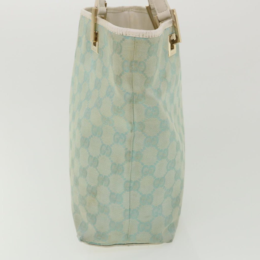 GUCCI GG Canvas Shoulder Bag Light Blue 0021099 001998  34957