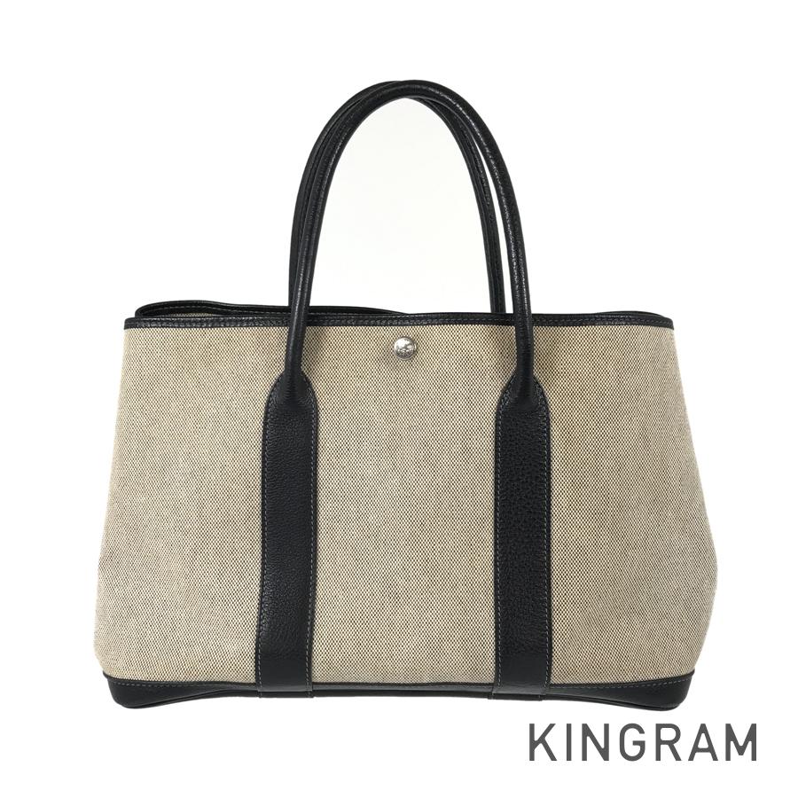 HERMES □G stamp 2003 SilverHardware Tote Bag